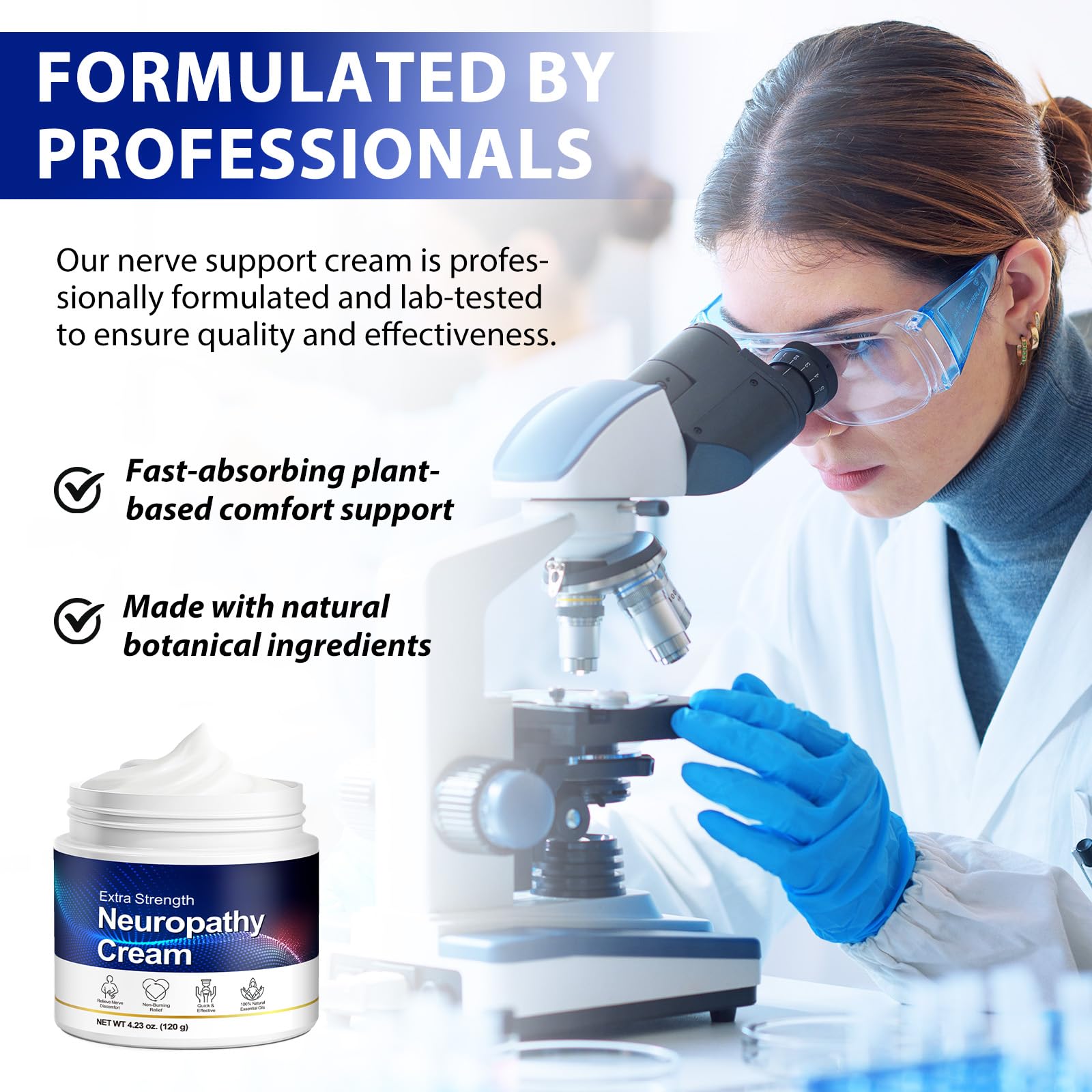 Neuropathy Cream for Feet, Legs & Hands – Lightweight, Plant-Based Formula with Cooling Comfort, 120g CFXYHNOXAu supplements