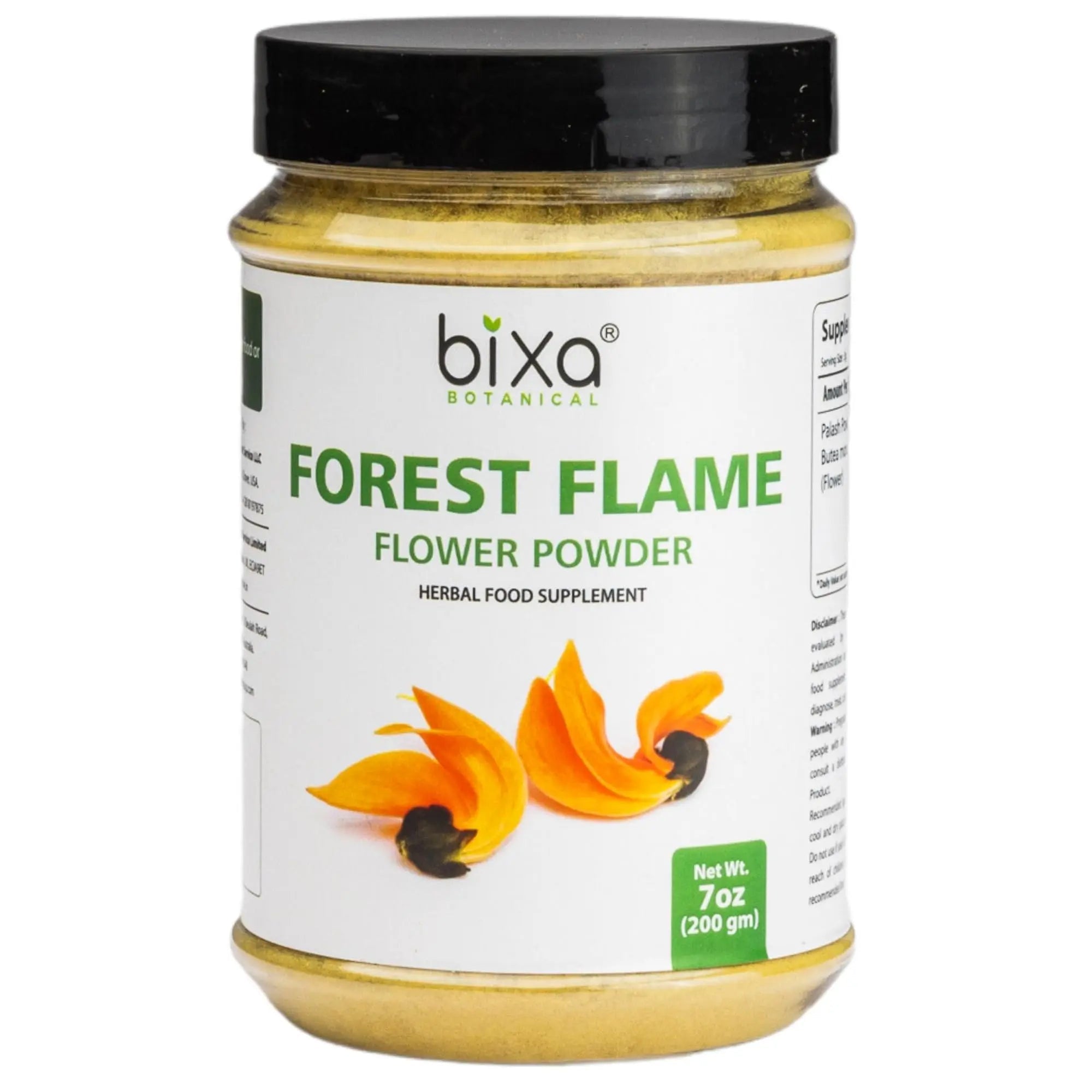 bixa BOTANICAL Forest Flame Tree Powder (Palash/Butea Monosperma), Herbal Natural Supplement for Men and Women | 7 Oz (200g) bixa BOTANICALAu supplements