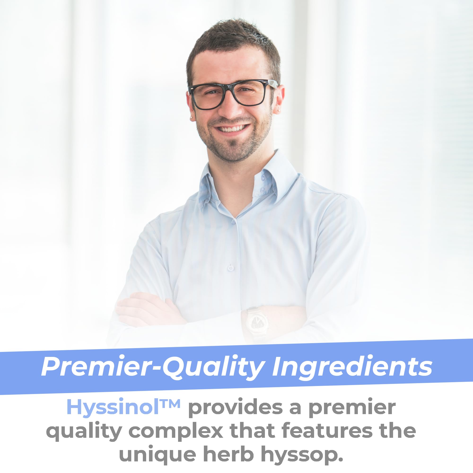 Premier Research Labs Hyssinol - Hyssop Herb, Hyssop Capsules, Wellness Pills with Organic Hyssop Dry Herb, Dietary Supplement with Green Tea, Antioxidant Support - 60 Vegetarian Capsules Premier Research LabsAu supplements