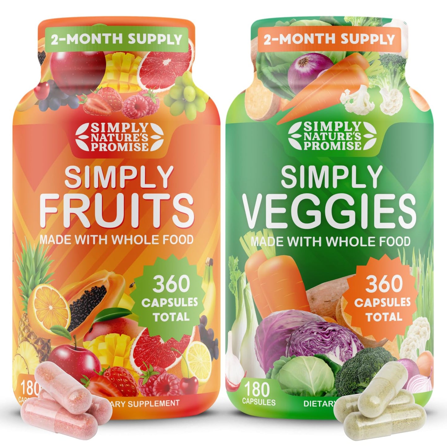Simply Nature's Promise - Packed with Over 40 Different Fruits & Vegetables Simply Nature's PromiseUS supplements