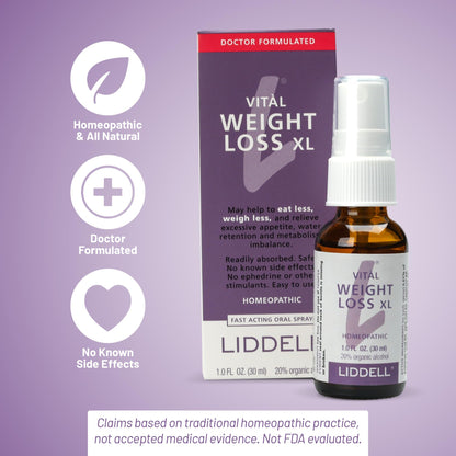 VITL Weight Loss XL Liddell Homeopathic 1 oz Liquid LiddellUS supplements