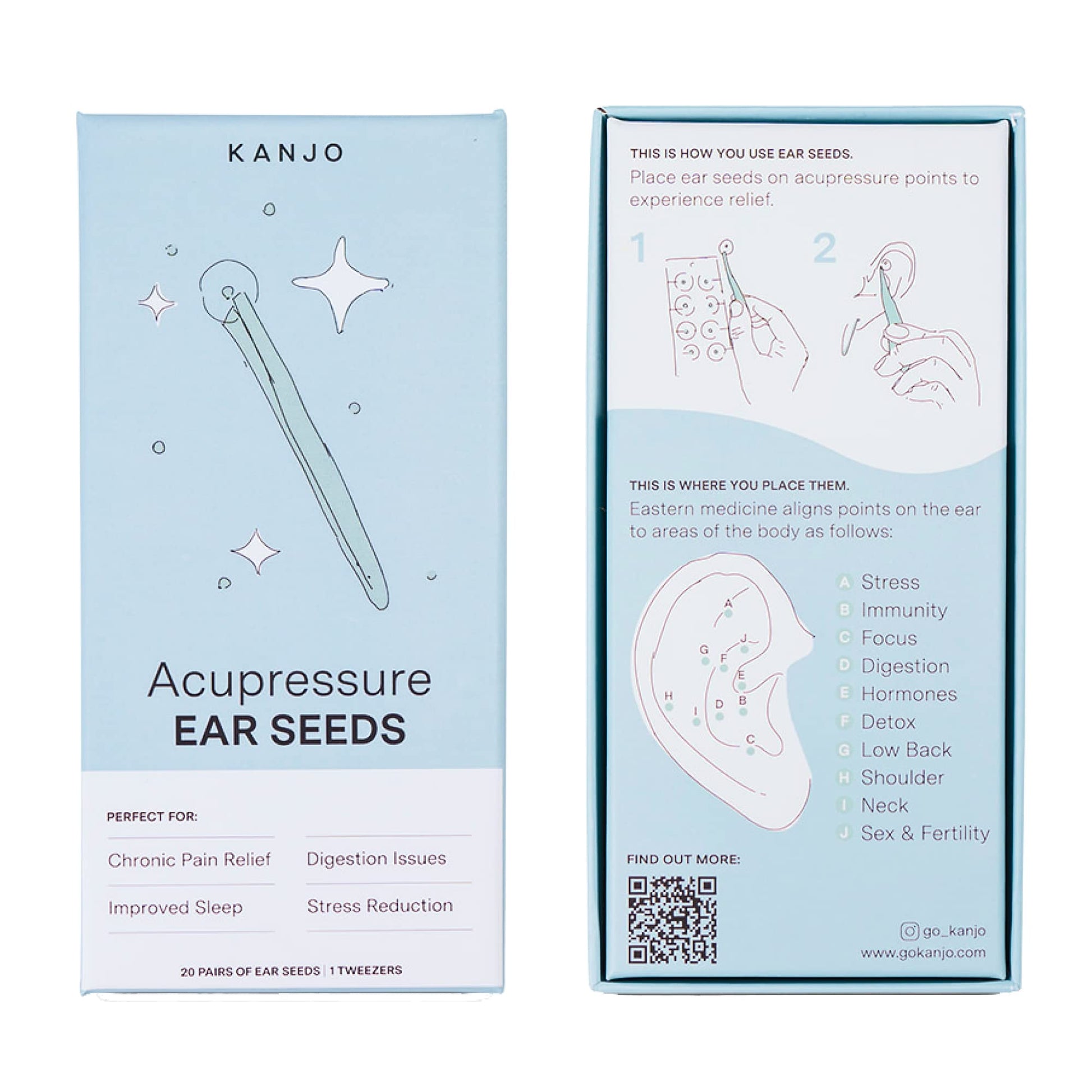 Kanjo Acupressure Ear Seeds KanjoAu supplements