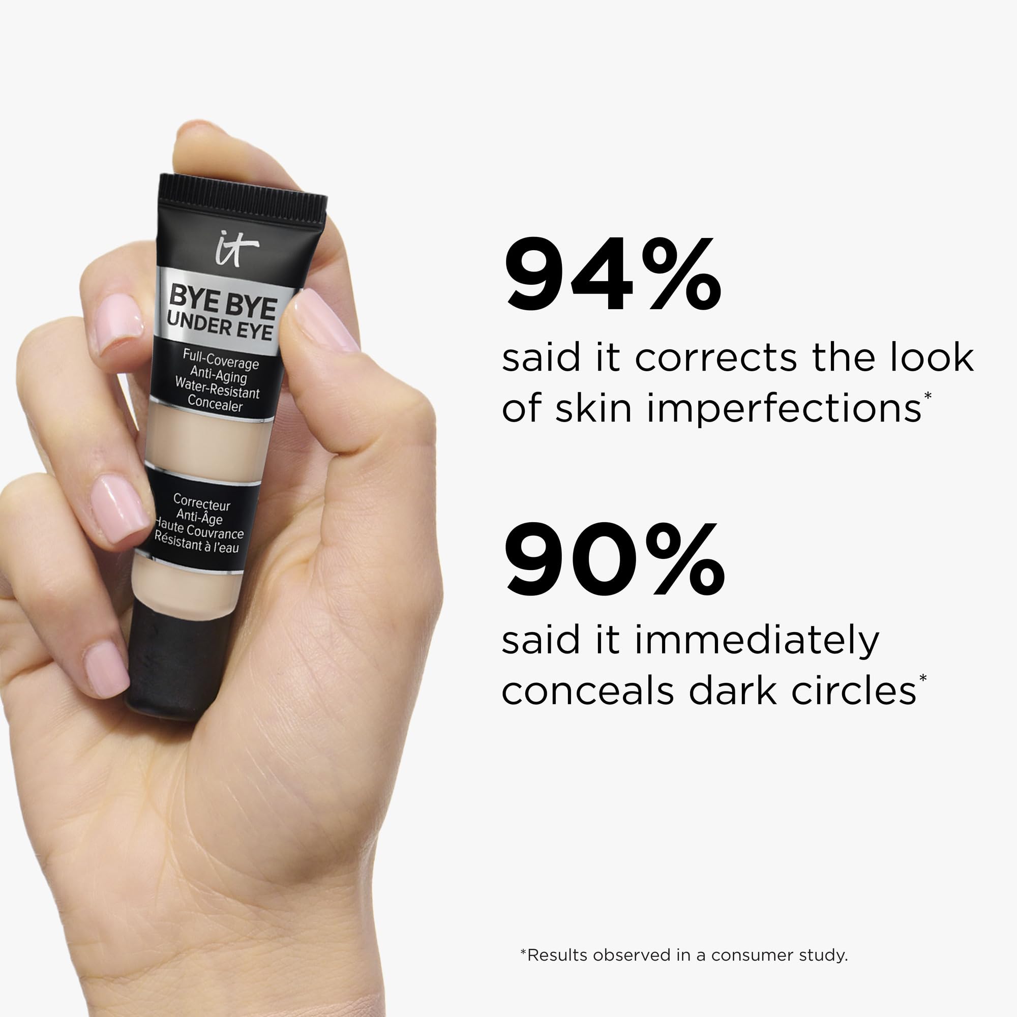 IT Cosmetics Bye Bye Under Eye Concealer (Light Nude) - Water-Resistant, Full Coverage Brightening Concealer For Dark Circles, Fine Lines, Redness & Discoloration, Anti-Aging, 24H Wear - 0.4 fl oz IT CosmeticsAu supplements