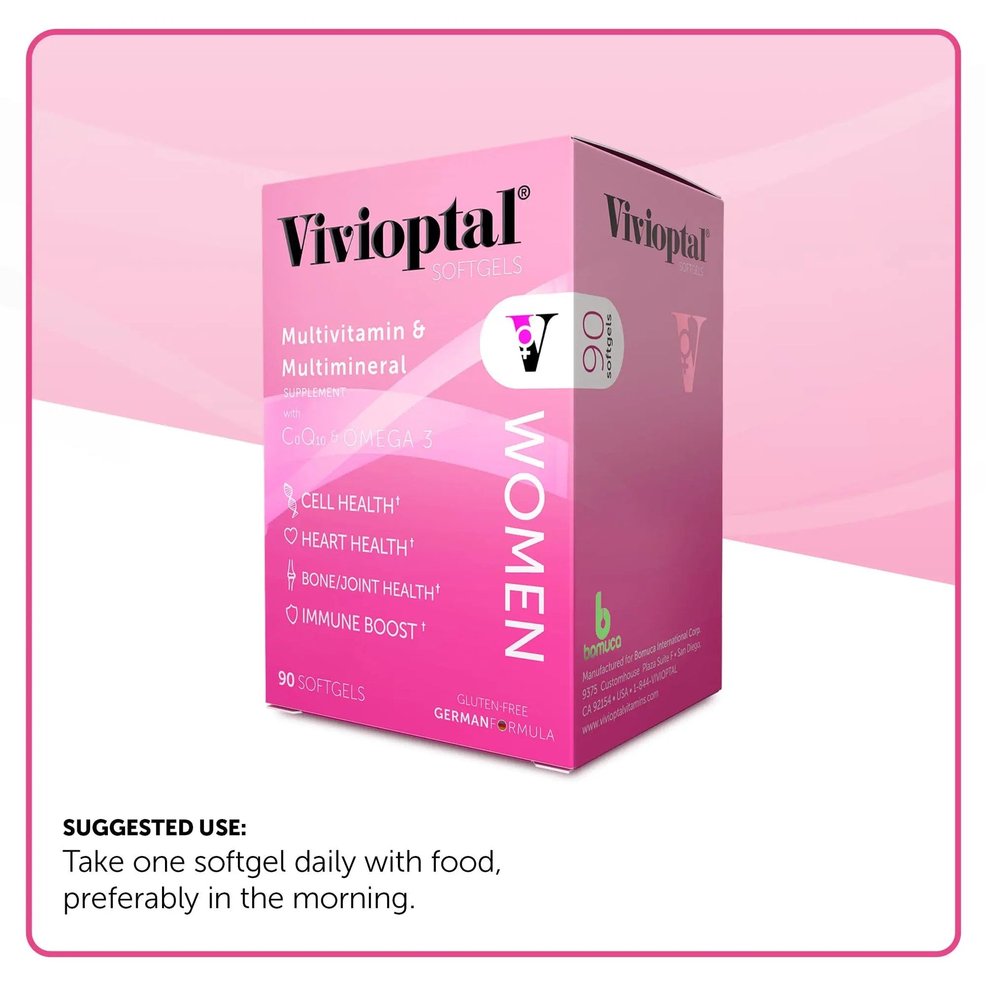 Vivioptal, Women, Multivitamin & Multimineral Supplement, 90 Capsules Vivioptal VitaminsAu supplements