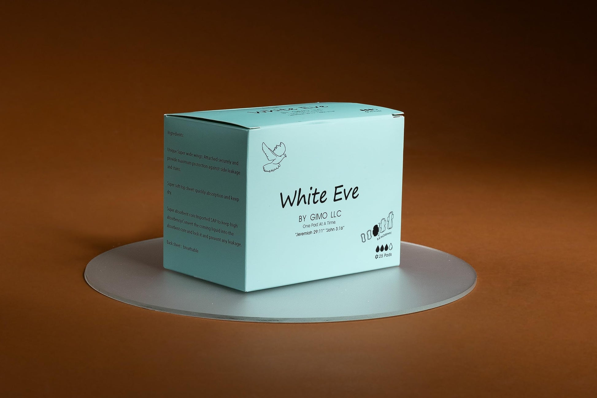 WHITE EVE Sanitary Pad Ultra Thin Sanitary Pads for Women with Fast Absorption and Leak Guard WHITE EVEAu supplements
