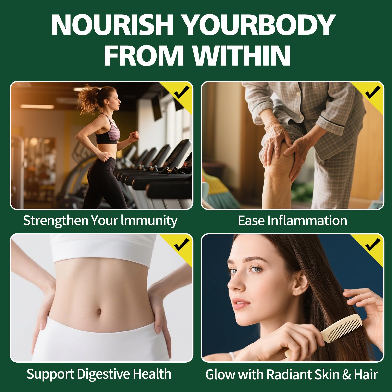 Zhibenon Sea Moss Capsules with Bladderwrack & Burdock - 50 Day Supply - Powerful Formula with Black Seed Oil, Ashwagandha, Turmeric, Vitamin C, Vitamin D3, Moringa & Black Pepper Extract ZhibenonAu supplements
