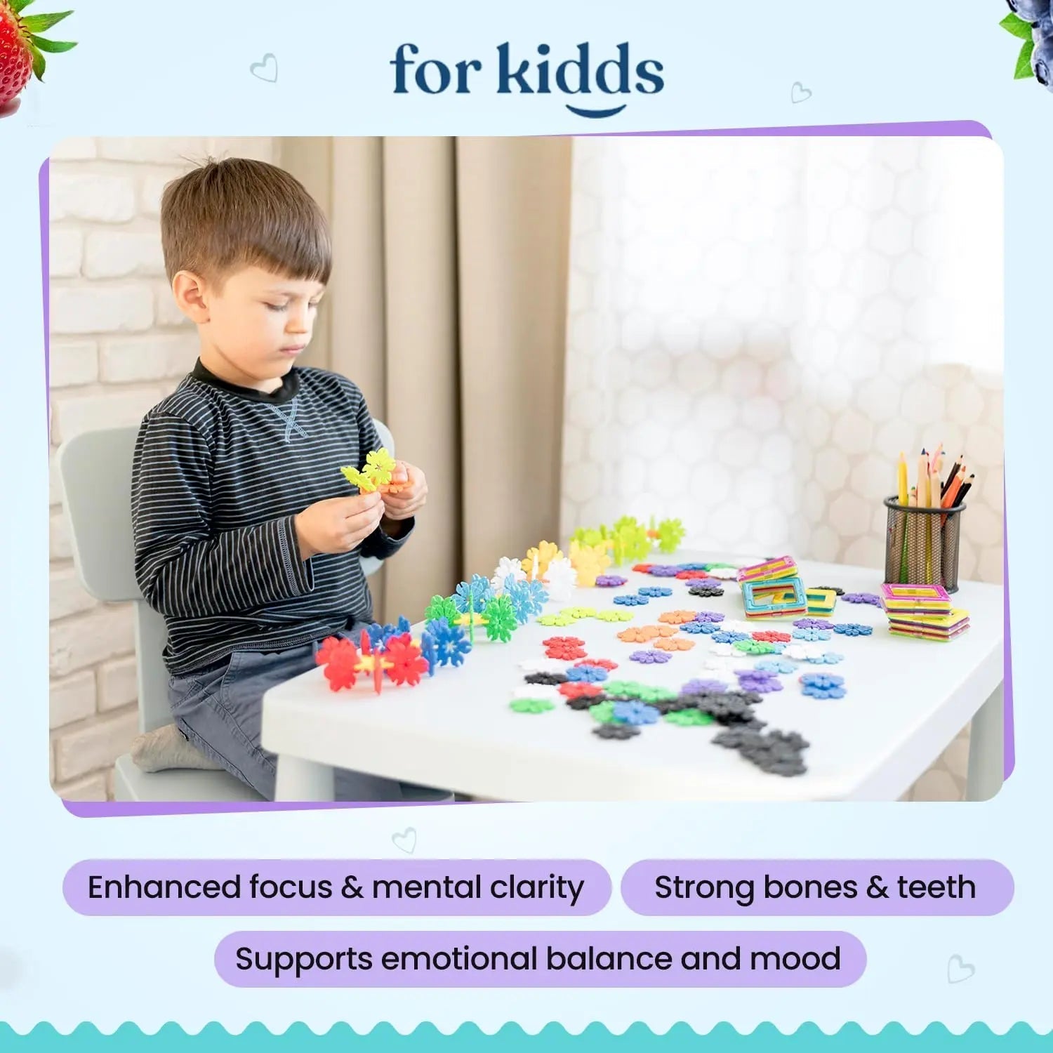 ZettoA Daily Multivitamins for Kids Ages 2+, Berry Gummies with 11 Essential Vitamins & Minerals for Immune Support ZettoAAu supplements
