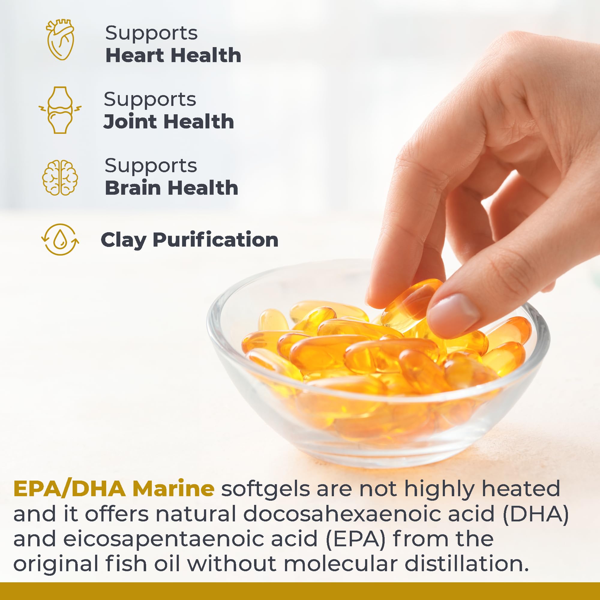 Premier Research Labs EPA DHA Marine Softgels - Omega 3 Fish Oil, EPA DHA Omega 3 Supplement, Fatty Acids for Women & Men, Natural - 90 Softgel Capsules Premier Research LabsAu supplements