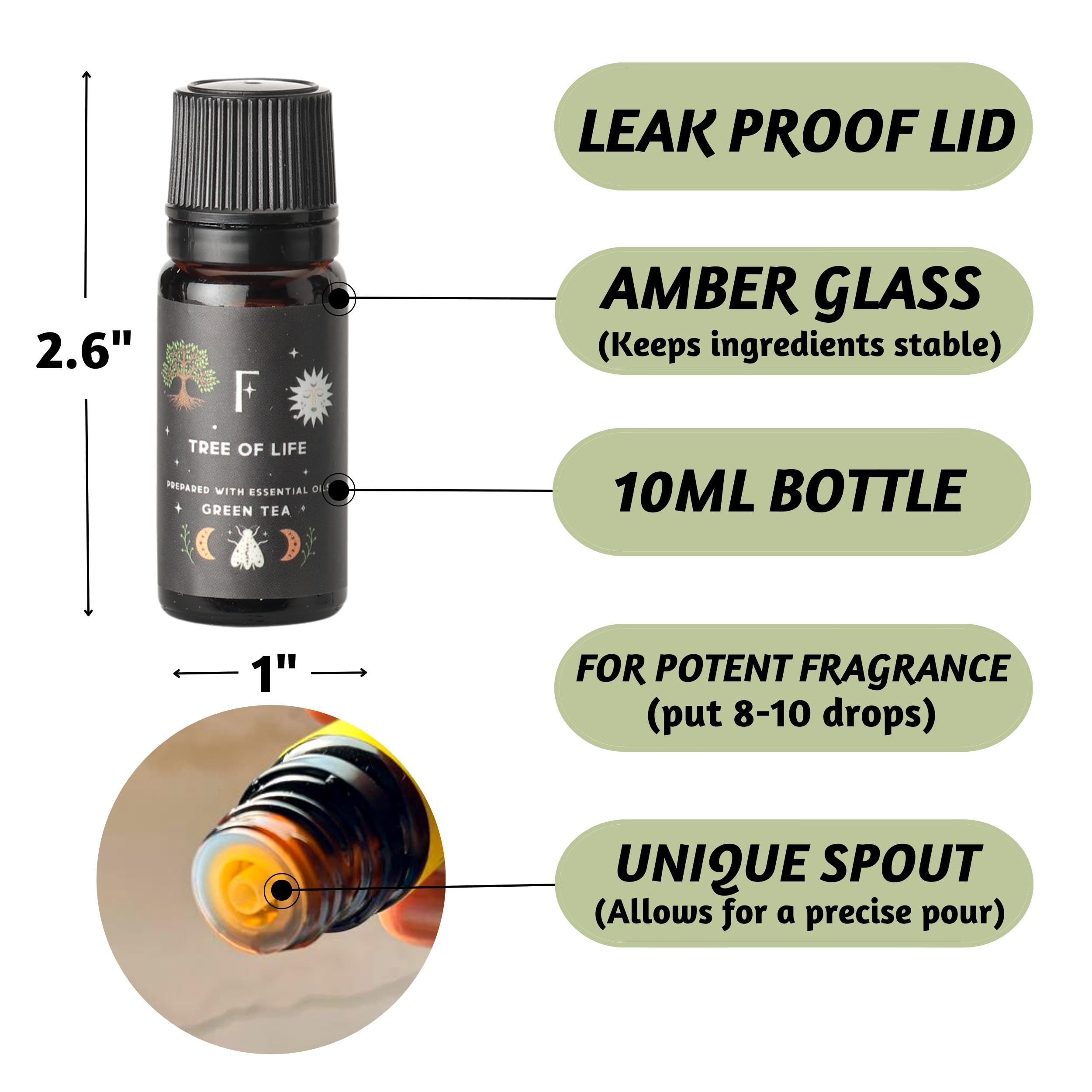 Folkulture Essential Oil Set for Diffuser, Set of 6, Aromatherapy Diffuser Oil Scents for Home FolkultureAu supplements