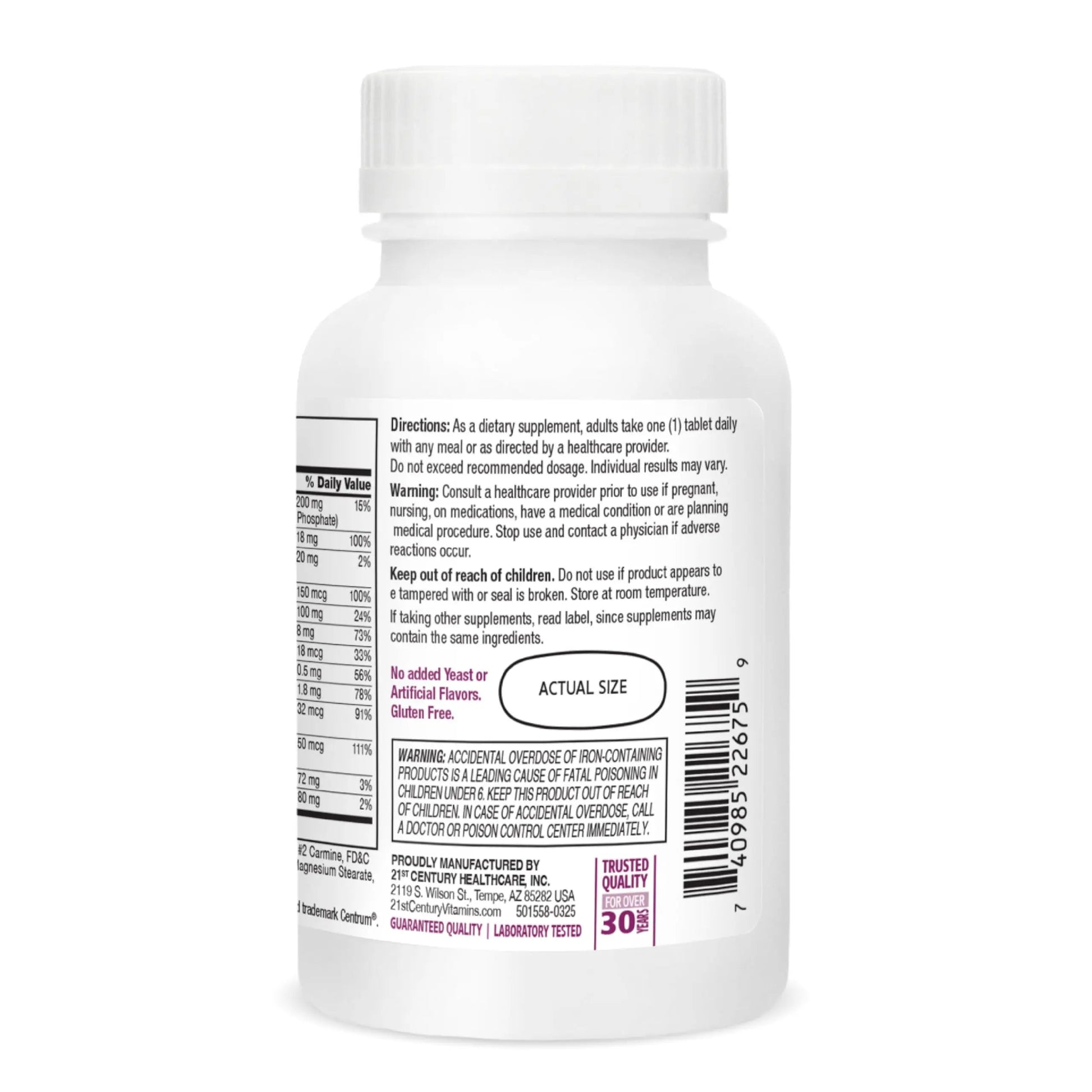 21st Century Sentry Women Multivitamin Tablets, 120 Count 21st CenturyAu supplements
