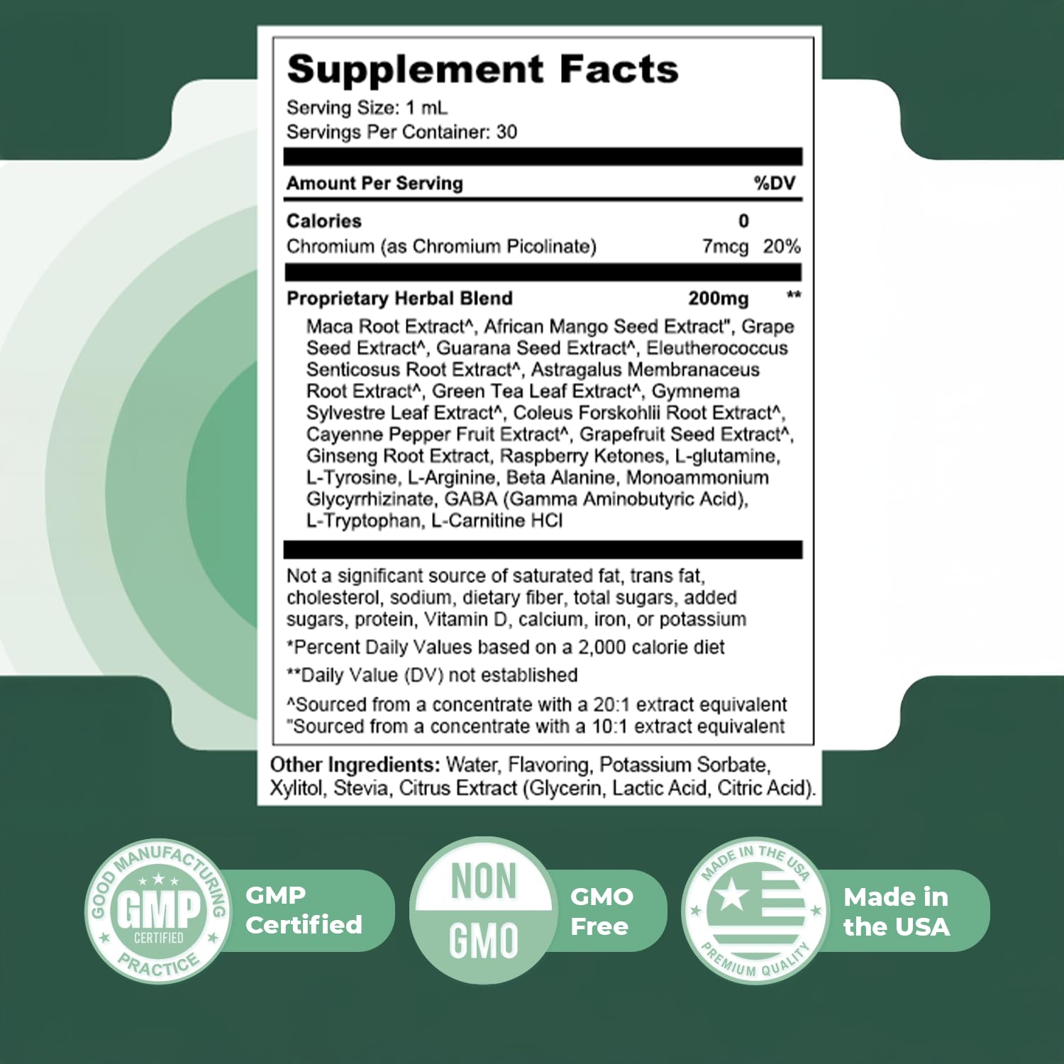 Audizen Drops – Natural Daily Liquid Supplement with Herbal Extracts, Maca Root, Green Tea, Grape Seed & Ginseng – Non-GMO, Gluten-Free, Plant-Based, GMP Certified, Made in USA - 30ml, 3 Month Supply OrbyAu supplements