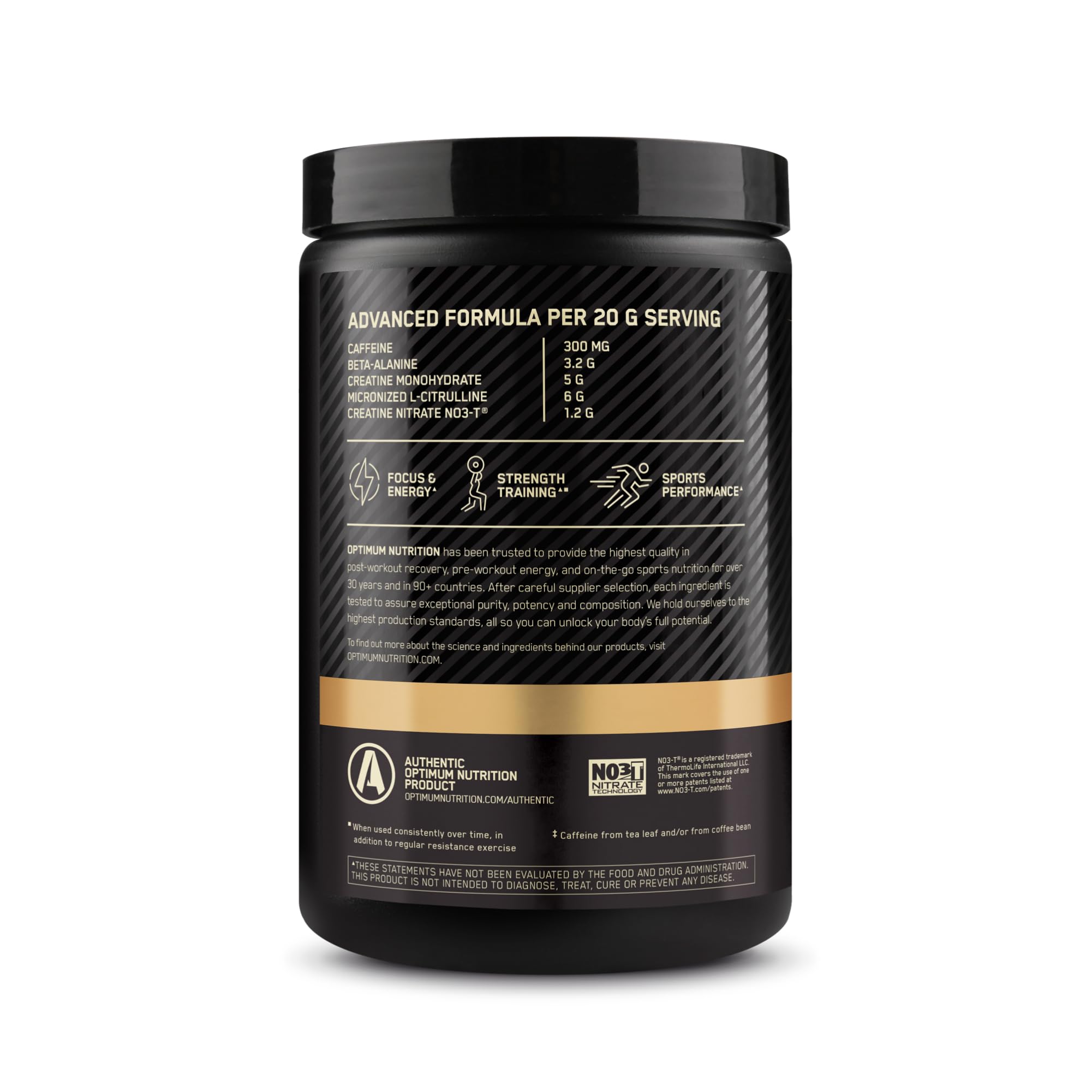 Optimum Nutrition Gold Standard Pre Workout Advanced, with Creatine, Beta-Alanine Optimum NutritionAu supplements