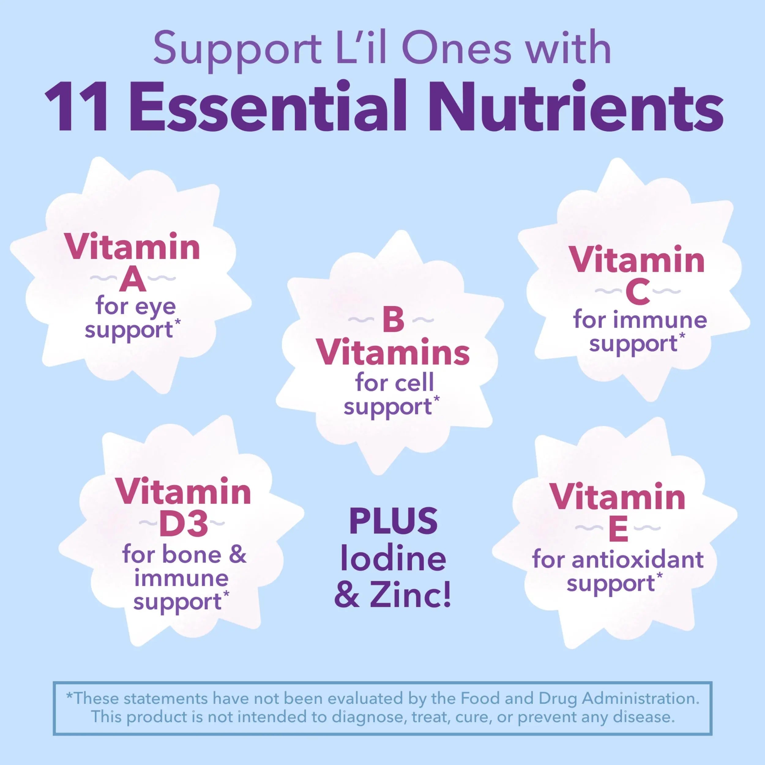 L'il Critters Frozen Daily Kids Multivitamin Gummies Assorted Berry Flavors for Ages 2+ Toddlers and Kids, Disney Multivitamin Gummies Lil CrittersAu supplements