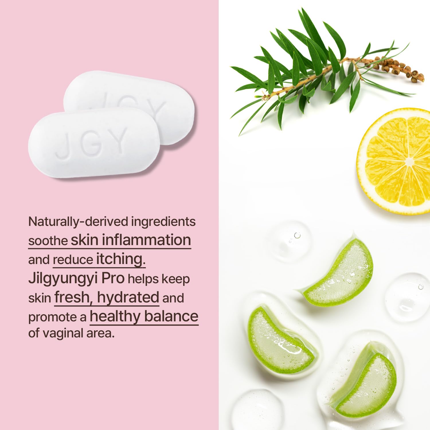 JILGYUNGYI PRO Feminine Wash Tablets - Feminine Intimate Solution - Moisturizing, Tightening JILGYUNGYIAu supplements
