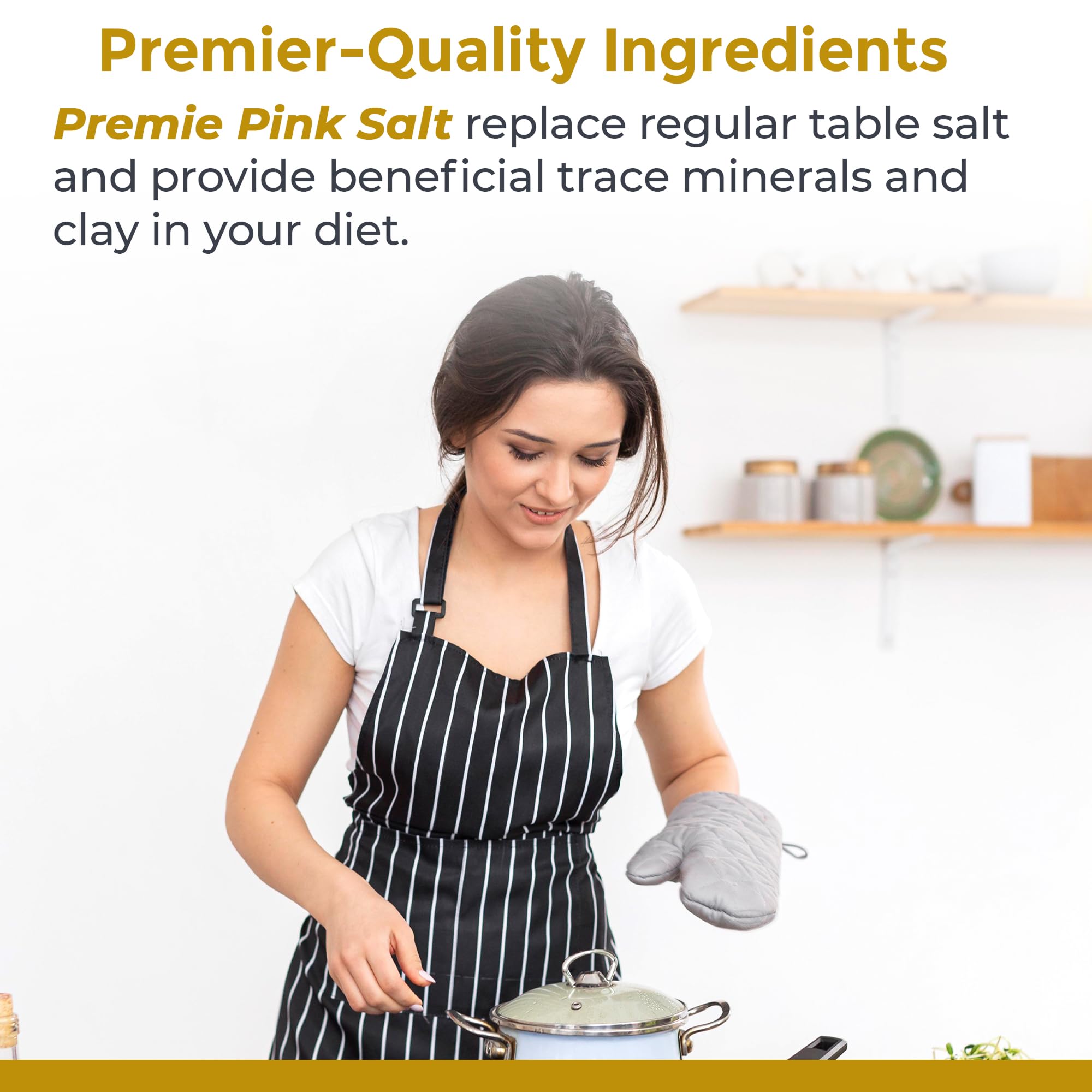 Premier Research Labs Pink Salt - Our Pink Sea Salt is a Hawaiian Red Alaea Sea Salt and Australian Salt Blend for Cooking, Baking with Minerals and Rich Taste - 12 oz Premier Research LabsAu supplements