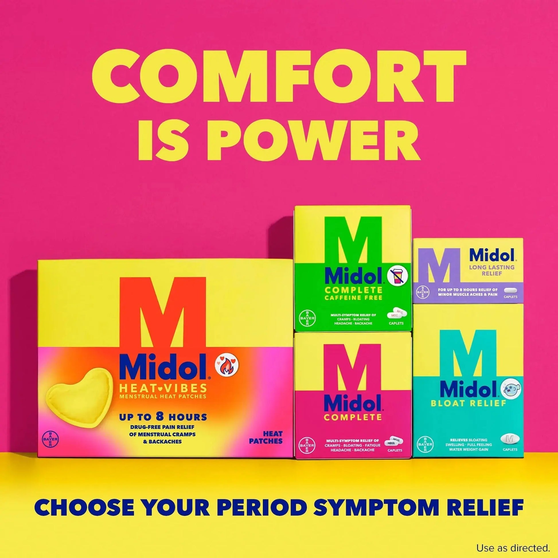 Midol Complete Menstrual Pain Relief Caplets with Acetaminophen for Period Cramps, and Menstrual Symptom Relief - 40 Count (Pack of 3) (Packaging May Vary) MidolAu supplements