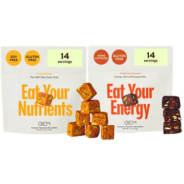 GEM Daily Superfood and Energy Support for Women & Men, Natural Whole Foods with Essential 20+ Whole-Food Vitamins, Minerals GEMAu supplements