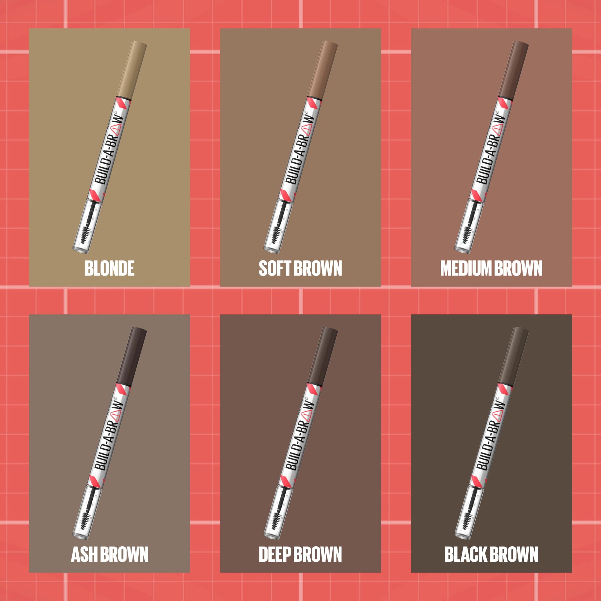 Maybelline Build-A-Brow 2-in-1 Brow Pen and Sealing Eyebrow Gel, Eyebrow Makeup for Real-Looking, Fuller Brows, Black Brown, 1 Count MAYBELLINEAu supplements