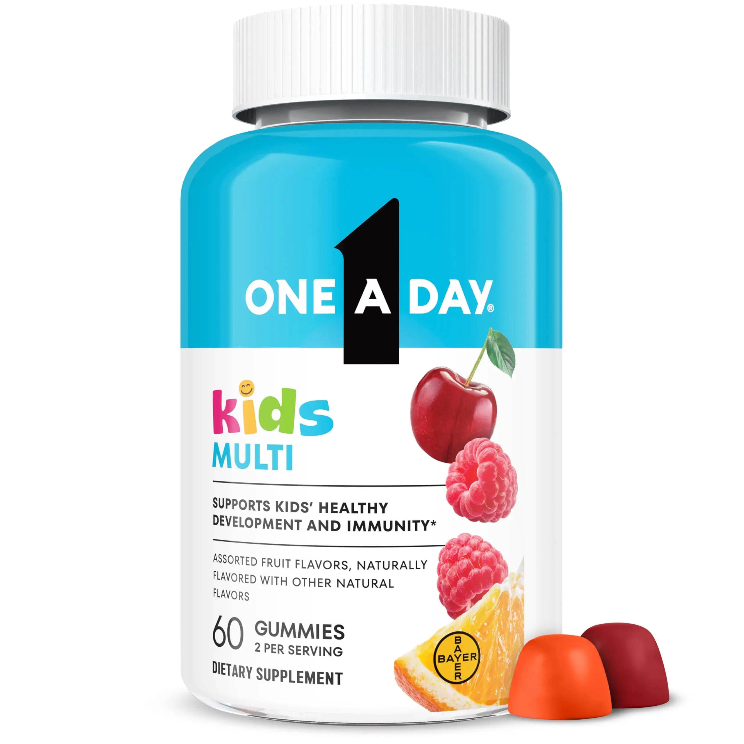 One A Day Kids Multivitamin Gummies, Kids Vitamins with Vitamin C, D, E & Zinc for Immune Support, Childrens Gummy Vitamins ONE A DAYAu supplements