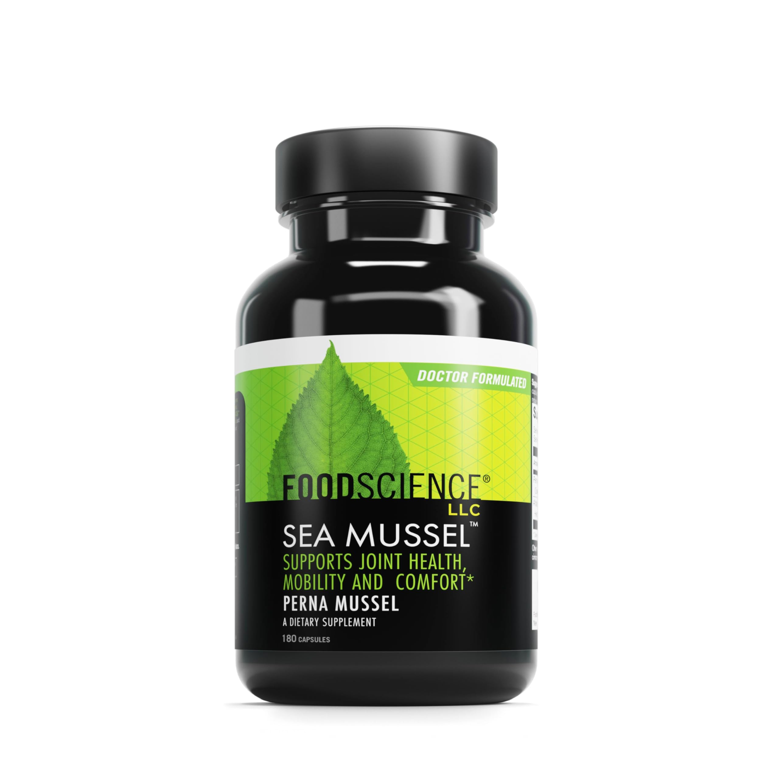 DAVINCI FoodScience of Vermont Sea Mussel, Green-Lipped Mussel Joint Supplement Capsules, 180 Count DAVINCIAu supplements