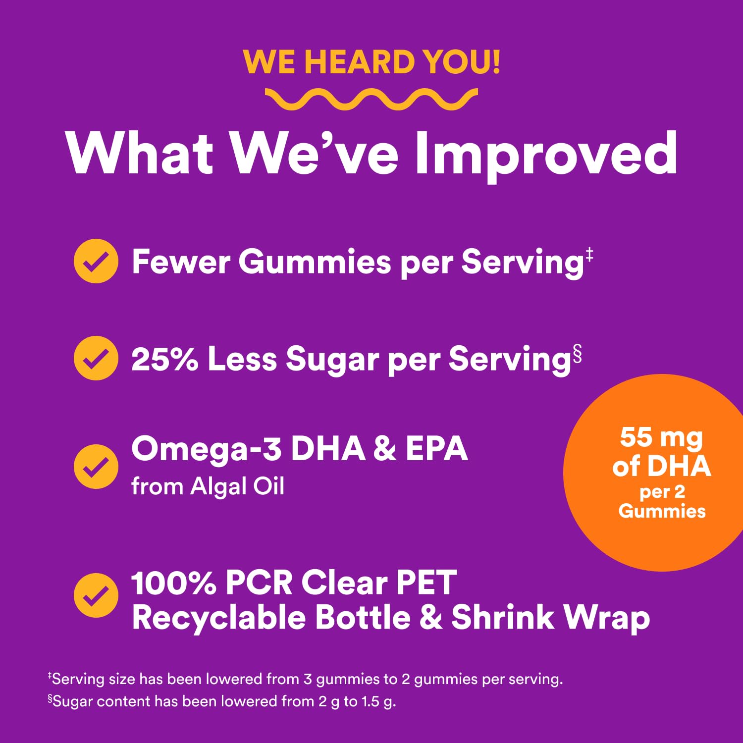 SmartyPants Toddler Multivitamin Gummies - Improved Formula: Omega 3 (DHA/EPA), Vitamins D3, C, Vitamin B12, B6, A, K & Zinc SmartyPantsAu supplements