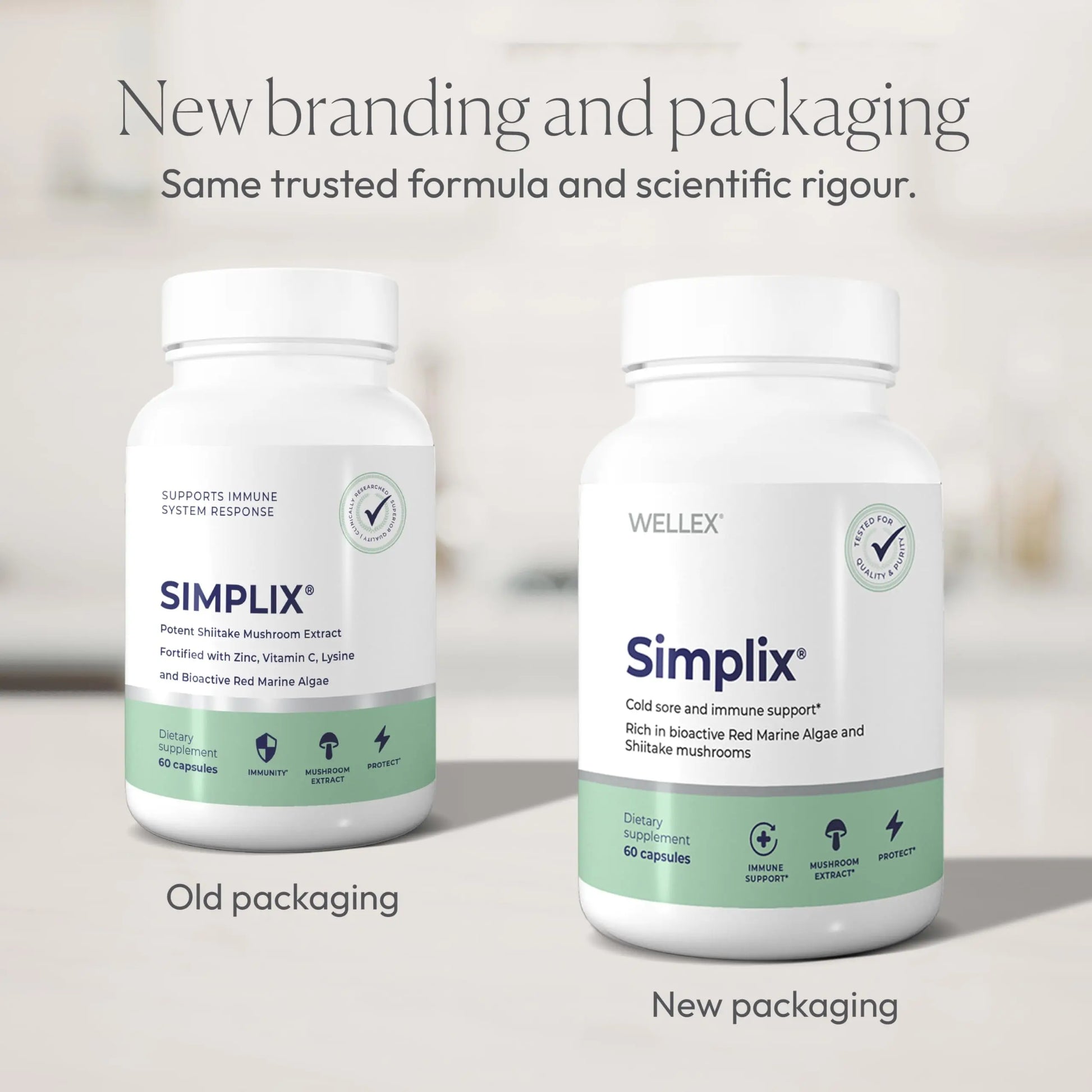 Simplix | Natural Supplement to Strengthen The Immune System | Respond to Outbreaks | Source of Highly Researched Mushroom & Seaweed Polysaccharides 60 Veggie Capsules (3 Pack) (180 Count) Papillexnz supplements