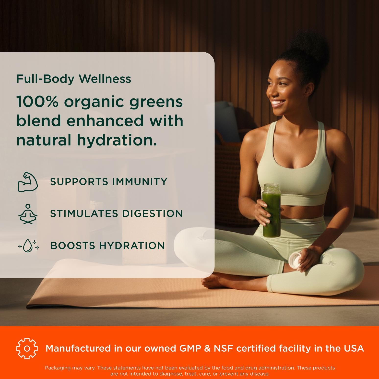 The Genius Brand Daily Superfood Greens - Organic Plant-Based Powder - Pineapple Flavor - Whole Food Blend with Greens, Fruits & Veggies - 30 Serving The Genius BrandUS supplements