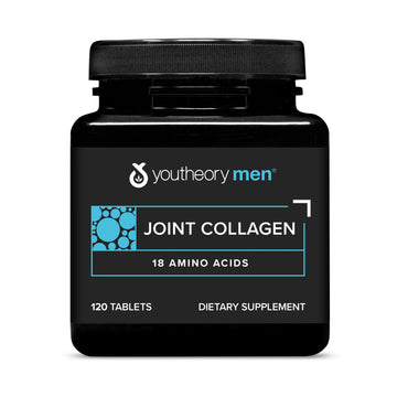 Youtheory Men’s Joint Collagen - Hydrolyzed Collagen Peptides Capsules - with Amino Acids & Natural Ingredients - Supports Muscle & Joint Health* - 120 Tablets (60-Day Supply) YoutheoryAu supplements