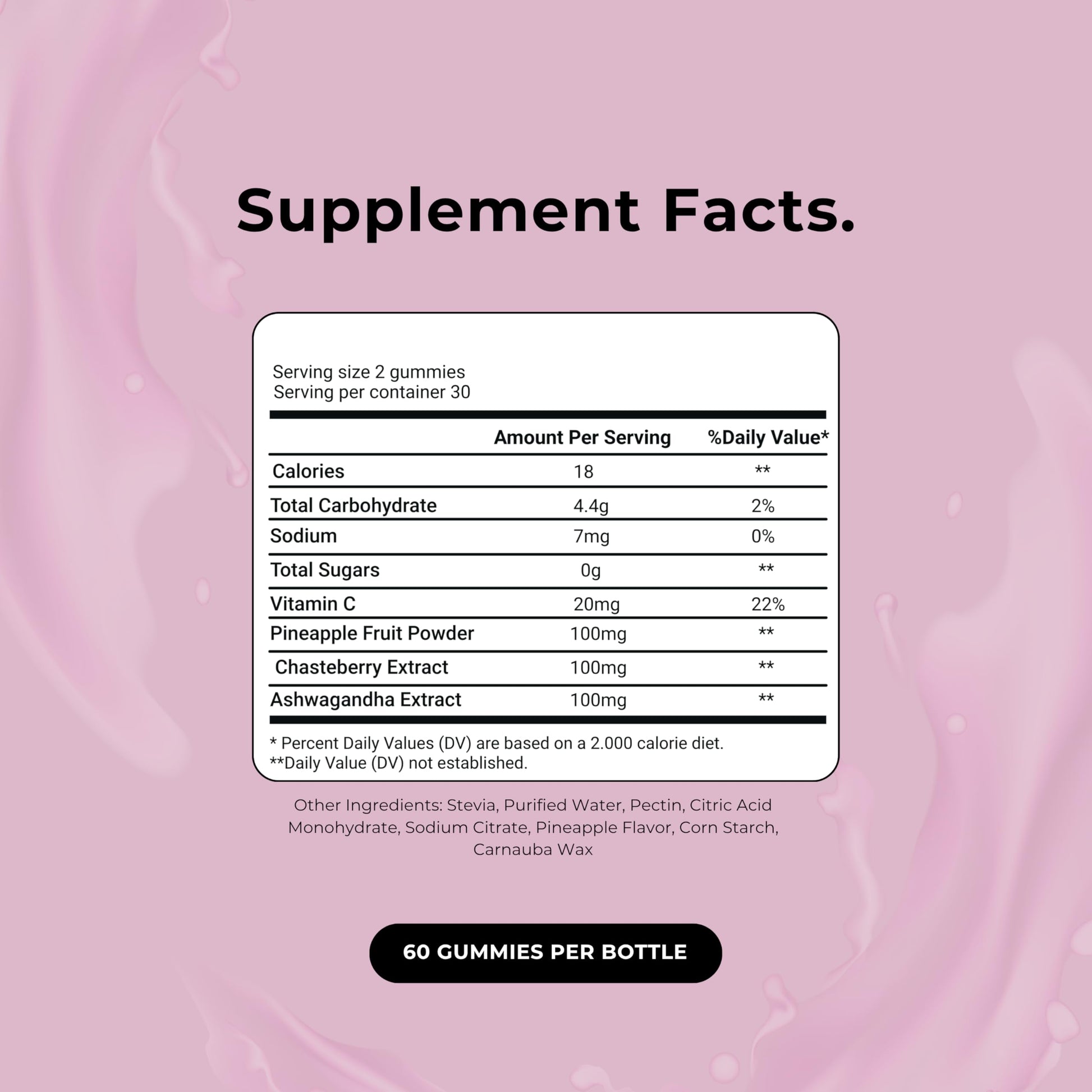 Up&Down Supplements Premium Feminine Balance Gummies for Women | PMS Relief, Mood & Cycle Support | Pineapple + Vitamin C | Ashwagandha & Chasteberry | Vegan, Non-GMO, Gluten Free | 60 Gummies Up&Down SupplementsAu supplements