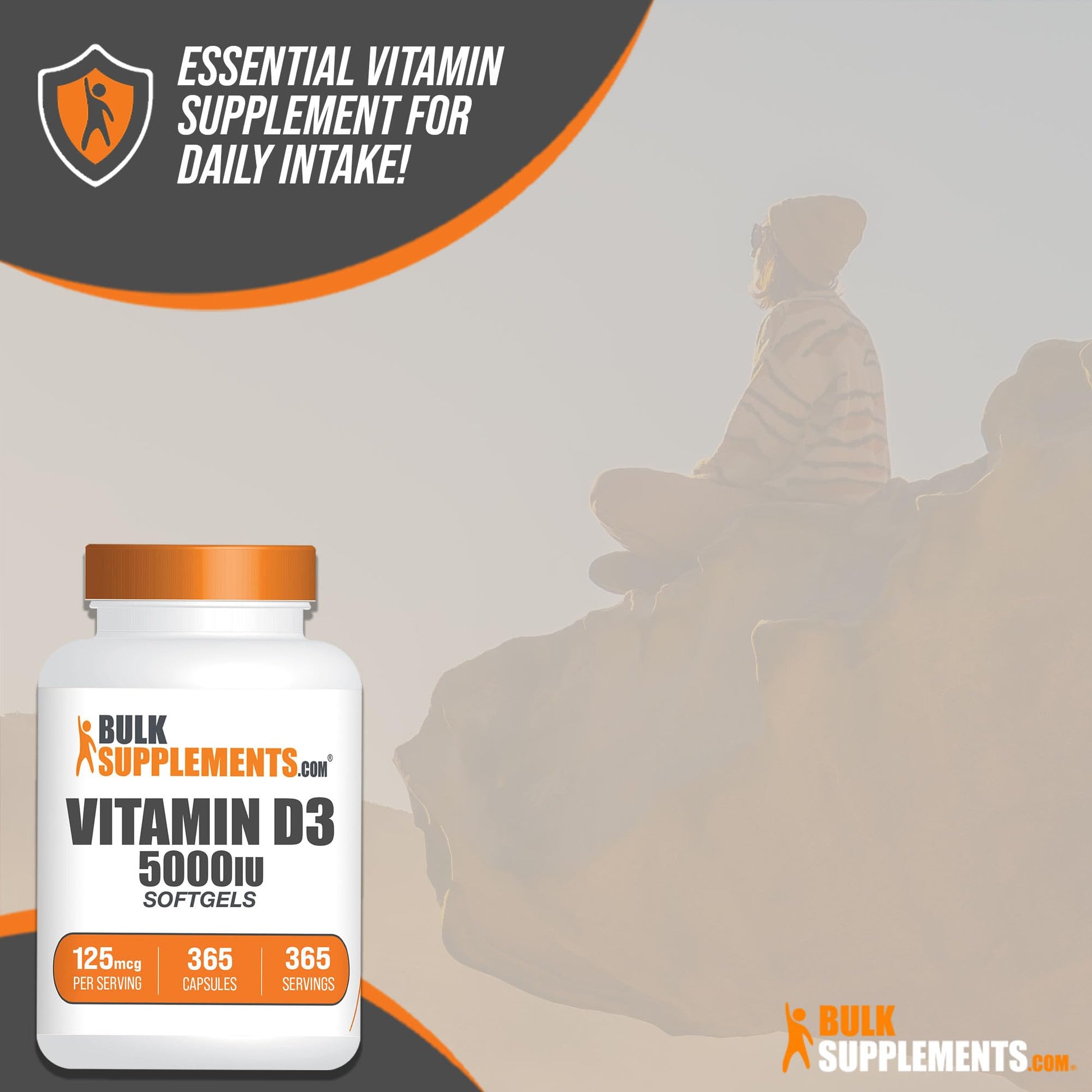 BULKSUPPLEMENTS.COM Vitamin D3 5000IU Softgels - Cholecalciferol, D3 Supplement BULKSUPPLEMENTS.COMUS supplements