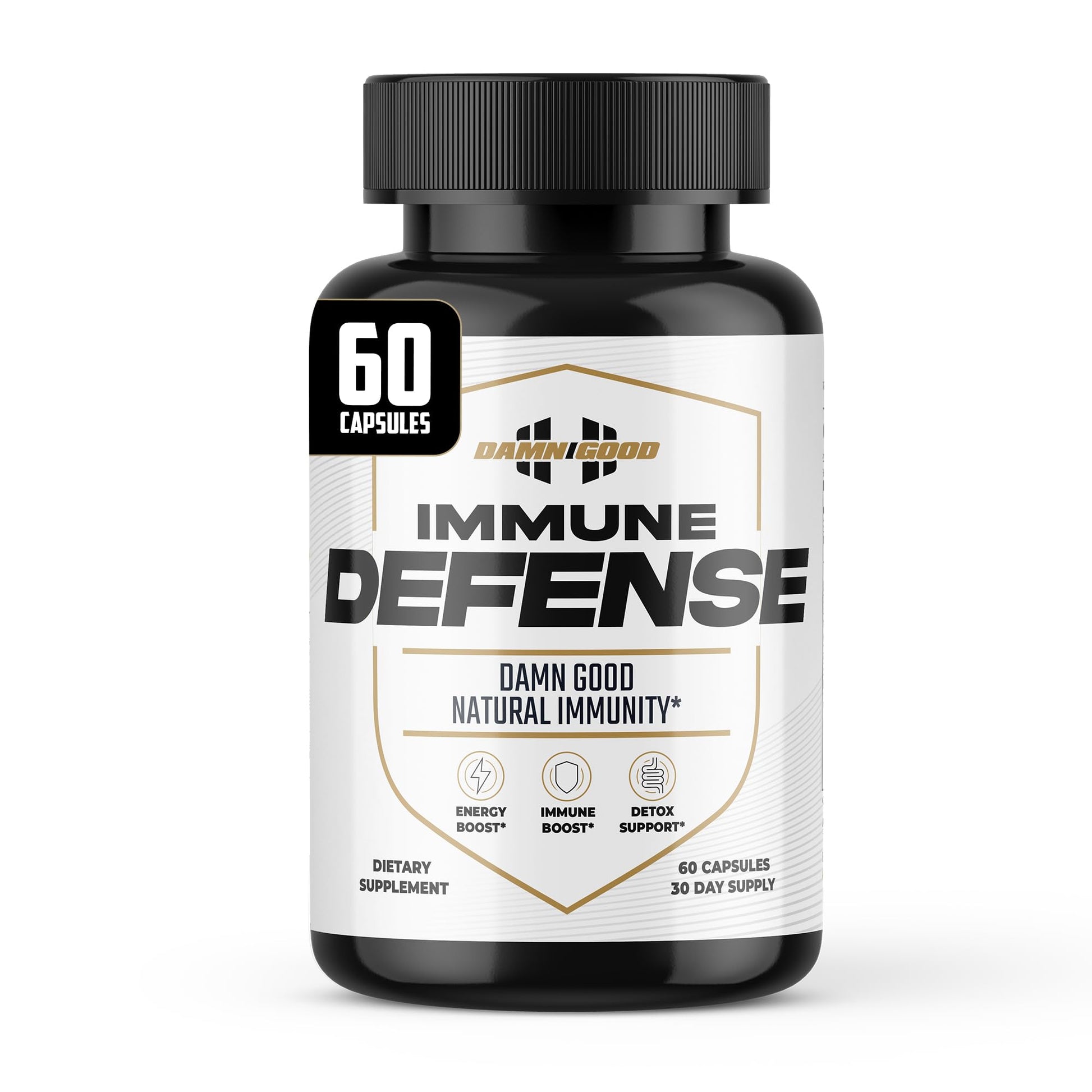 DAMN GOOD The Hodge Twins Immune Defense Supplement (60 Capsules) – Sea Moss Blend Capsules for Everyday Balance, Digestive Support, and Whole-Body Wellness with Vitamins, Minerals, and Botanicals DAMN GOODAu supplements