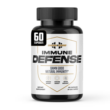 DAMN GOOD The Hodge Twins Immune Defense Supplement (60 Capsules) – Sea Moss Blend Capsules for Everyday Balance, Digestive Support, and Whole-Body Wellness with Vitamins, Minerals, and Botanicals DAMN GOODAu supplements