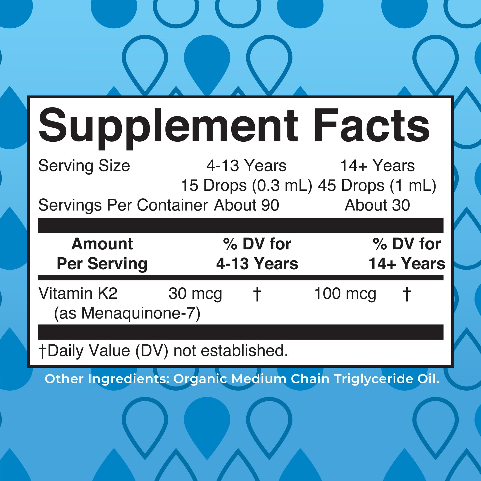 MaryRuth’s USDA Organic Vitamin K2 MK7 Liquid Drops for Adults & Kids | Sourced from Natto | Menaquinone- 7 | Vegan K2 Vitamin for Bone Health & Calcium Absorption | 1oz | Up to 90 Servings MARYRUTH'SUS supplements