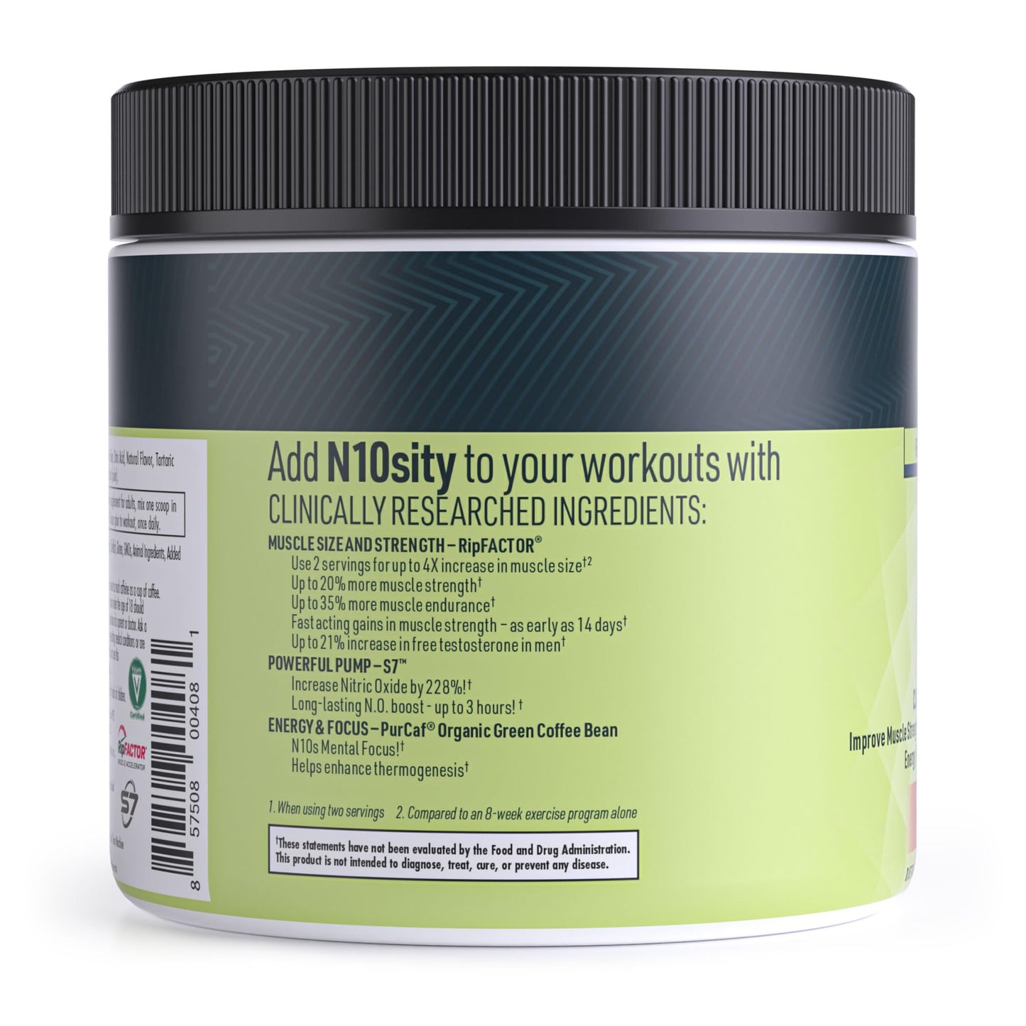 CLEAN MACHINE N10s - Plant Based Vegan Preworkout Powder - 3 Clinically Tested CLEAN MACHINEUS supplements