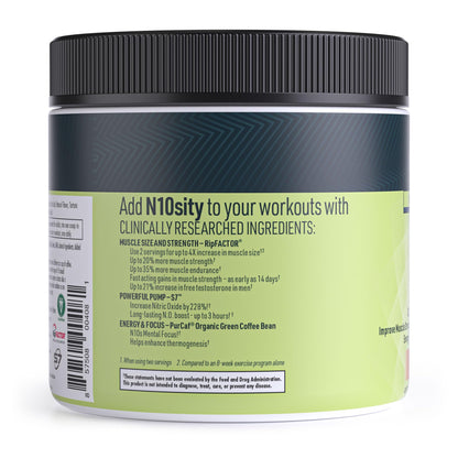 CLEAN MACHINE N10s - Plant Based Vegan Preworkout Powder - 3 Clinically Tested CLEAN MACHINEUS supplements