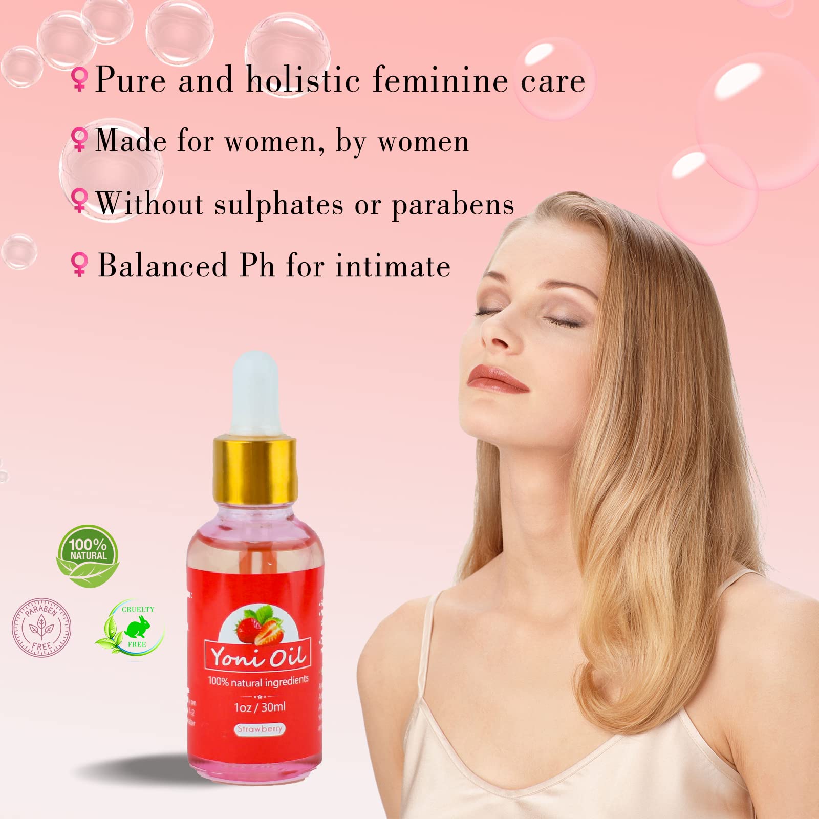 Vickoneer Yoni Wash for Women & Yoni Essential Oil, Intimate Feminine Wash Yoni Care VickoneerAu supplements