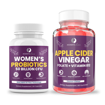 Probiotics for Vaginal Probiotics for Vaginal Odor Control, Balanced PH Levels Plus Apple Cider Vinegar Gummies Mommyz LoveAu supplements
