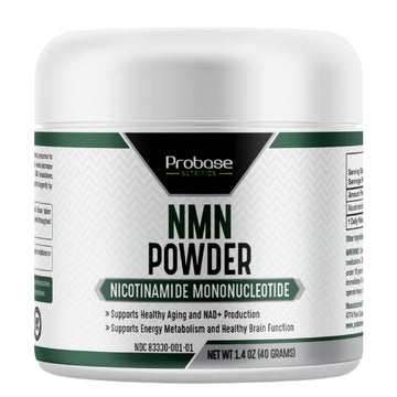 Probase Nutrition Longevity Pure NMN Powder 40 Grams - Ultra-Pure, Fully Stabilized, Pharmaceutical Grade NMN to Boost NAD+, Nicotinamide Mononucleotide Powder Supplement Probase NutritionAu supplements