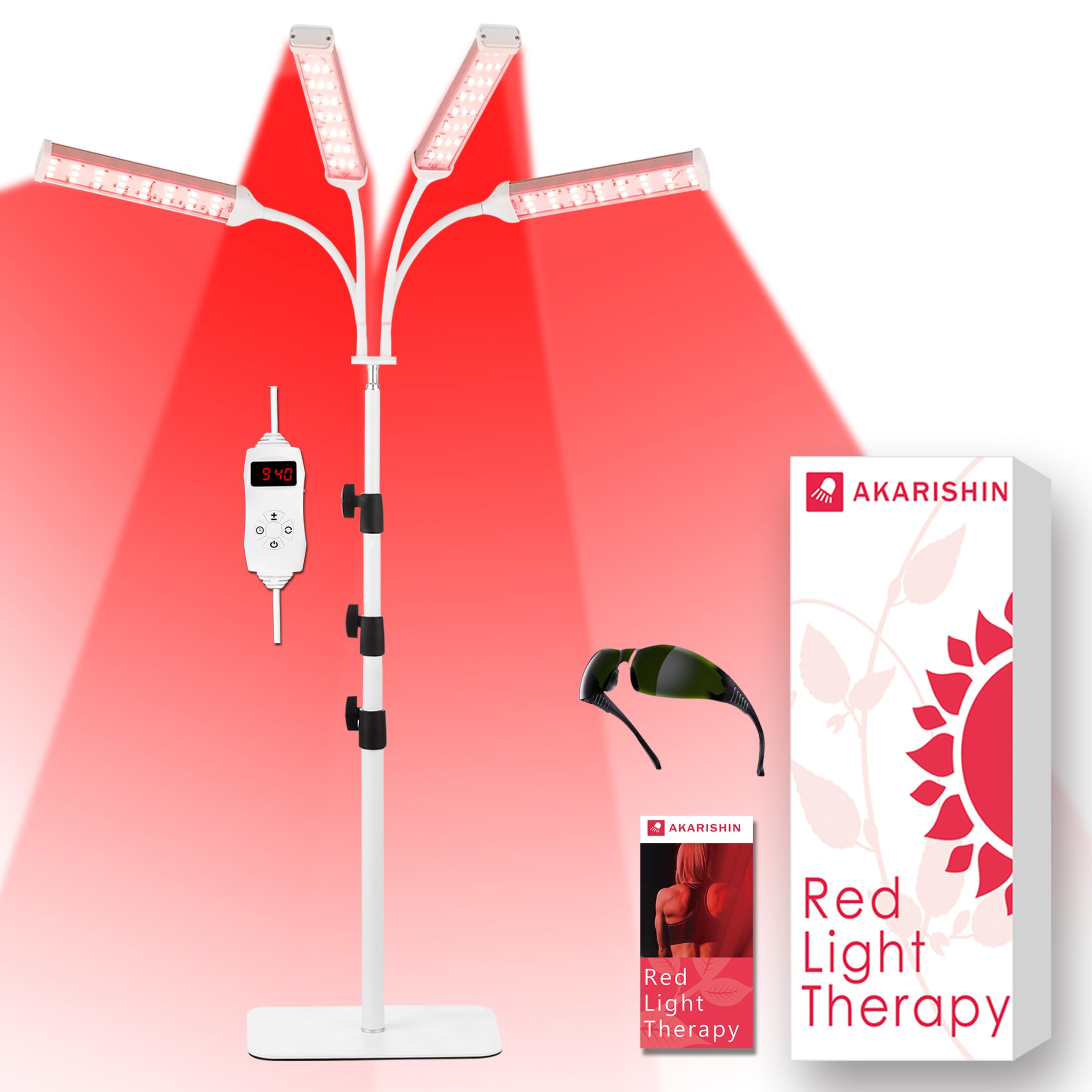 Akarishin Red Light Therapy Lamp-660nm Red Light,850nm & 940nm Infrared Light Therapy AkarishinAu supplements