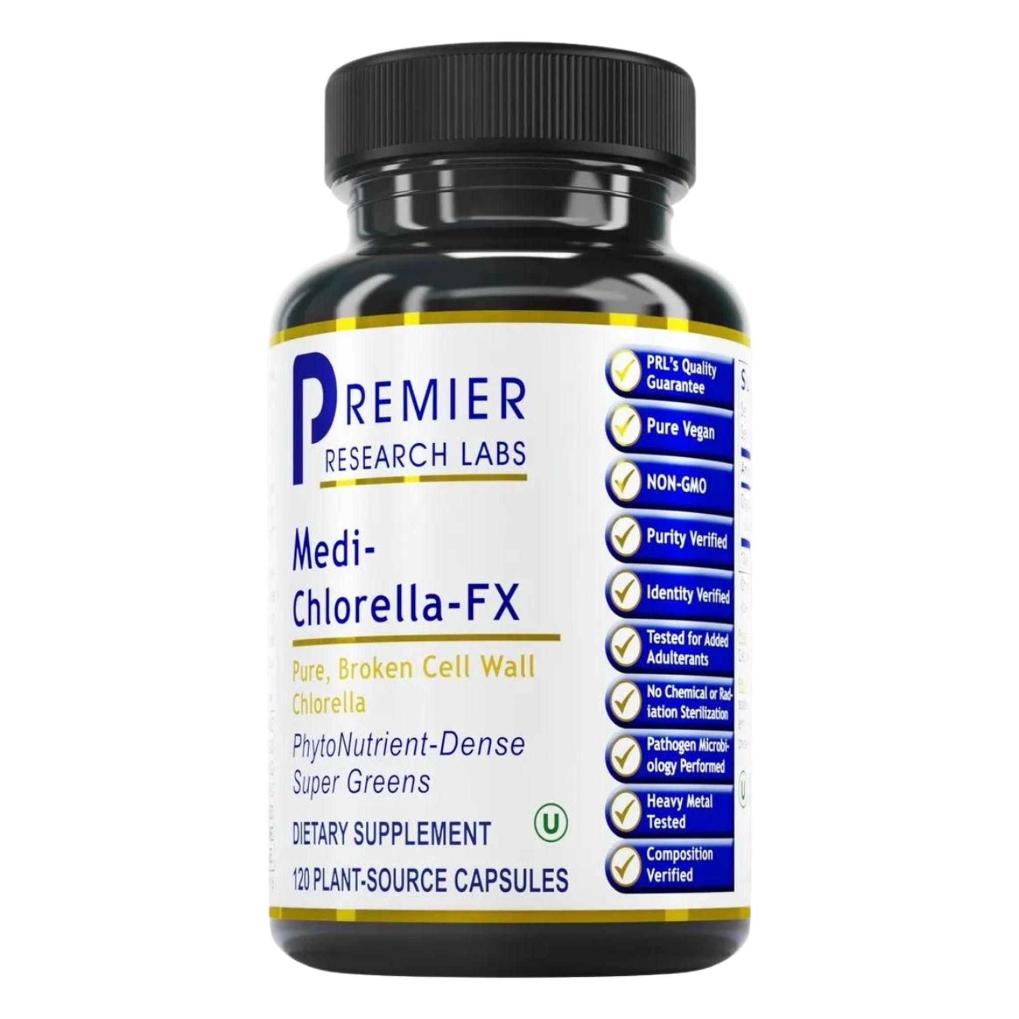 Premier Research Labs Medi Chlorella-FX - Chlorella Capsules, Chlorophyll Capsules, Organic Pills for Women & Men, Chlorophyll Supplement - 120 Vegetarian Capsules Premier Research LabsAu supplements