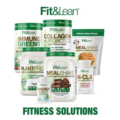 Fit & Lean Meal Shake Meal Replacement with Protein, Fiber, Probiotics and Organic Fruits Fit & LeanUS supplements