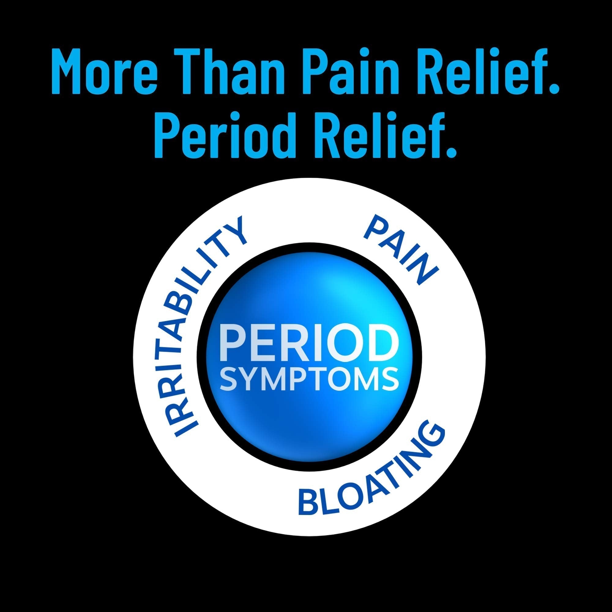 Pamprin Multi-Symptom Formula, with Acetaminophen, Menstrual Period Symptoms Relief including Cramps, Pain, Irritability and Bloating, 40 Caplets (Pack of 5) PamprinAu supplements