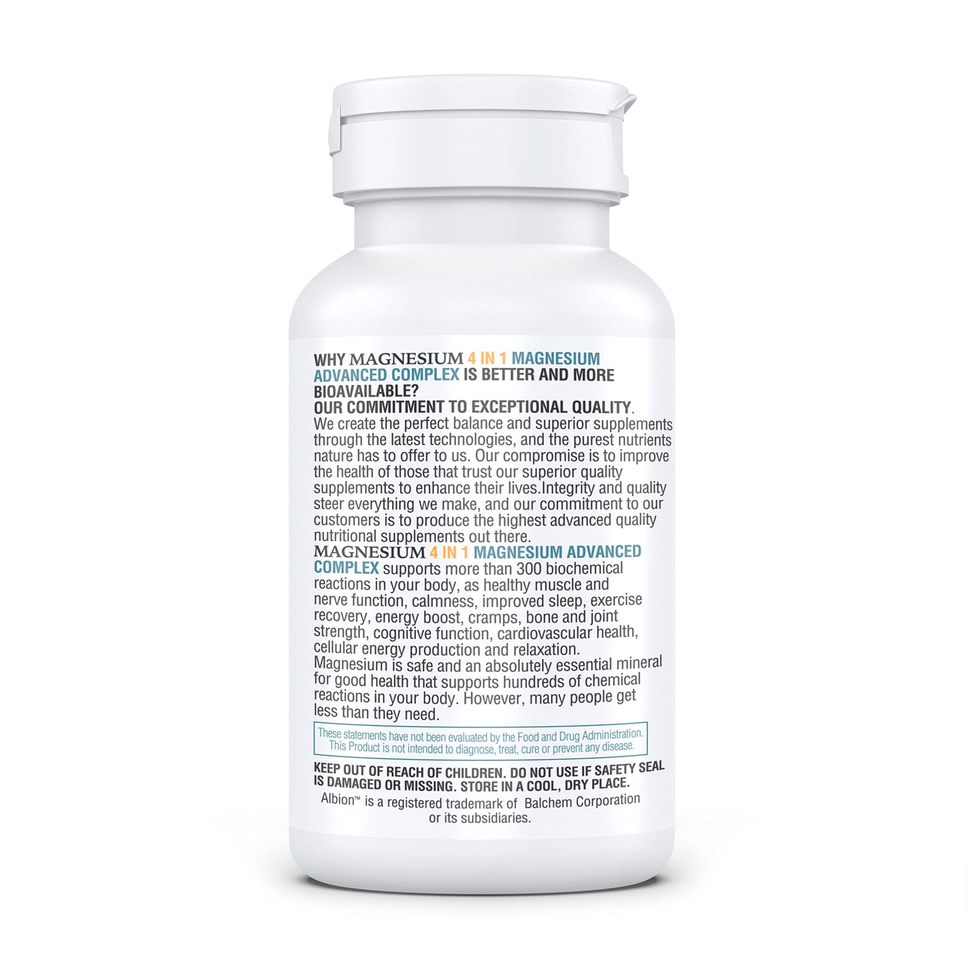 Kappa Nutrition Magnesium 4-in-1, 280mg Elemental Magnesium (Bisglycinate, Malate) + Zinc & Vitamin D3, Brain, Sleep, Energy, Muscle, Immune Support, 120 Vegan Capsules. KAPPA NUTRITIONAu supplements