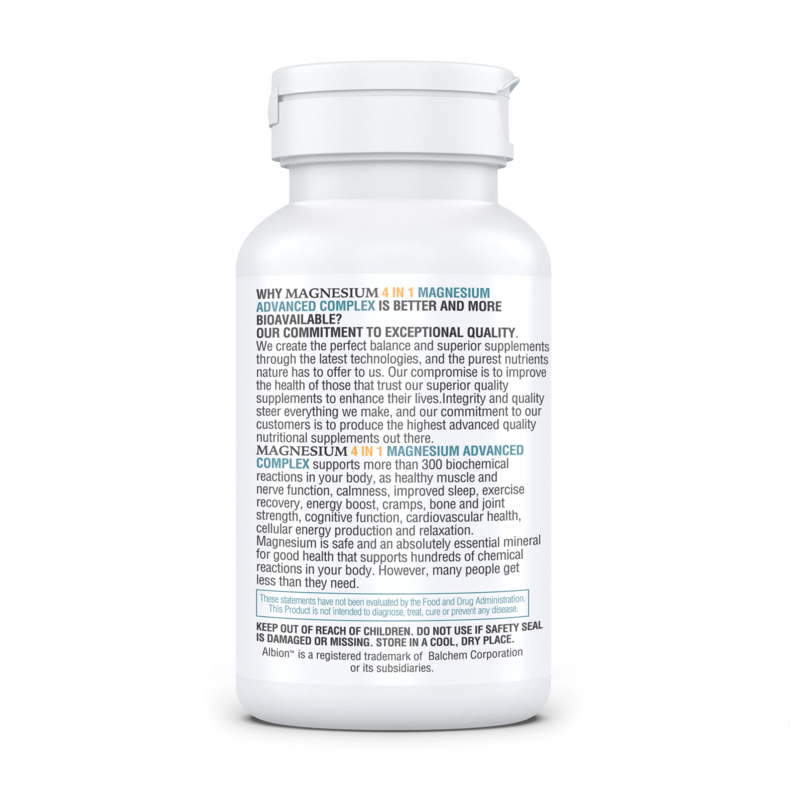 Kappa Nutrition Magnesium 4-in-1, 280mg Elemental Magnesium (Bisglycinate, Malate) + Zinc & Vitamin D3, Brain, Sleep, Energy, Muscle, Immune Support, 120 Vegan Capsules. KAPPA NUTRITIONAu supplements