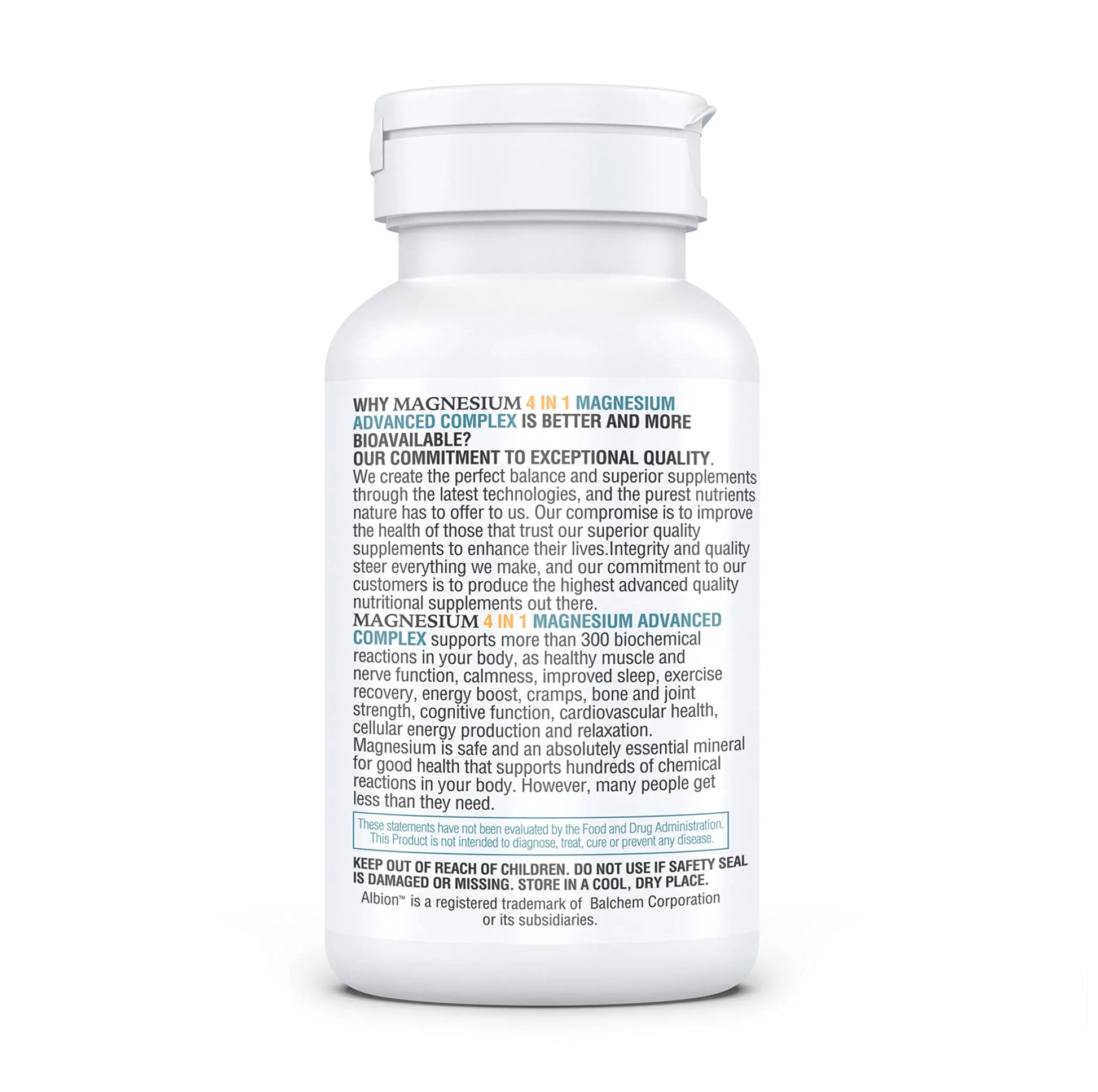Kappa Nutrition Magnesium 4-in-1, 280mg Elemental Magnesium (Bisglycinate, Malate) + Zinc & Vitamin D3, Brain, Sleep, Energy, Muscle, Immune Support, 120 Vegan Capsules. KAPPA NUTRITIONnz supplements