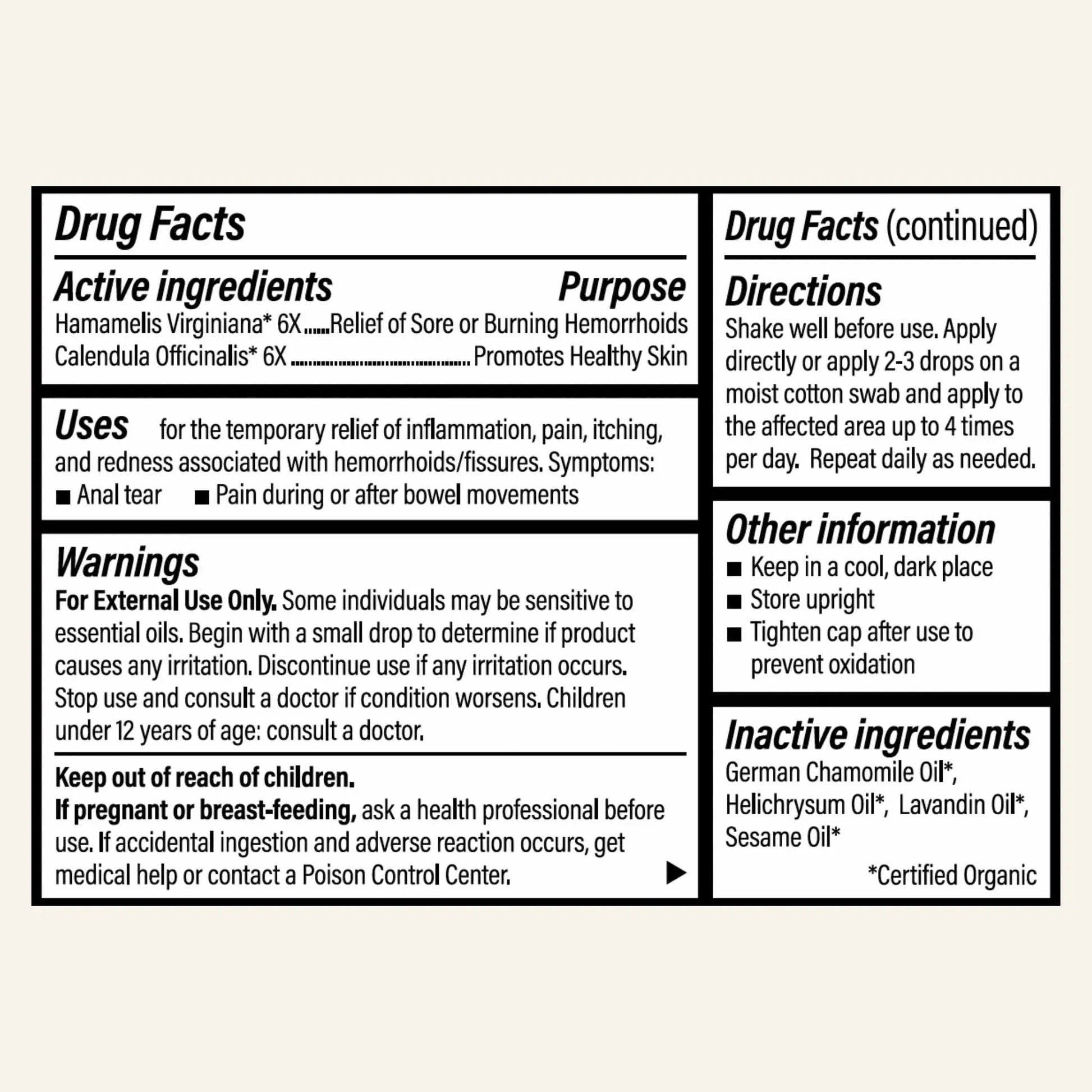 Forces of Nature Fissure Control, Organic Homeopathic Treatment with Witch Hazel for Anal Fissures, Hemorrhoid Related Irritation & Discomfort, Fast, Natural Topical Relief, 1 Fl Oz Forces of NatureAu supplements