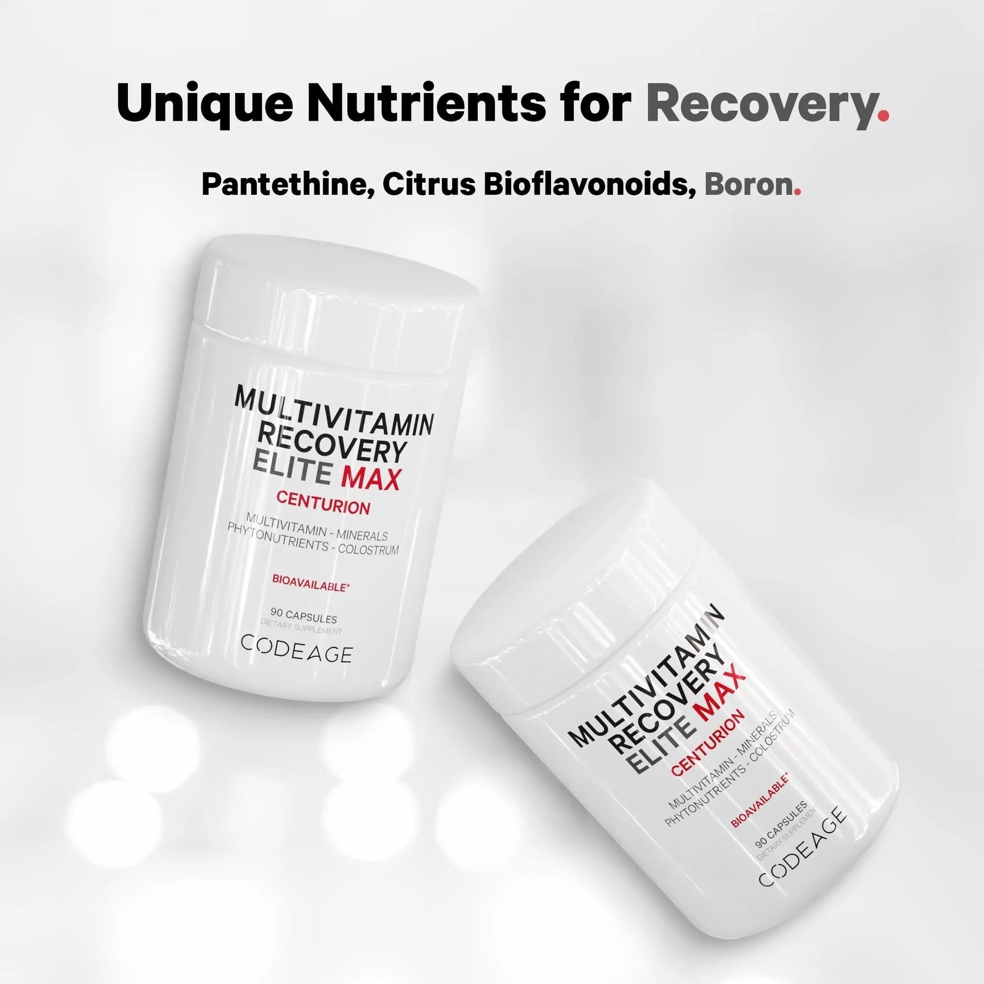 Codeage Multivitamin Recovery Elite Max Supplement - Vitamins A, C, D, E, B-Complex, Essential Minerals, Antioxidants, Colostrum CodeageAu supplements