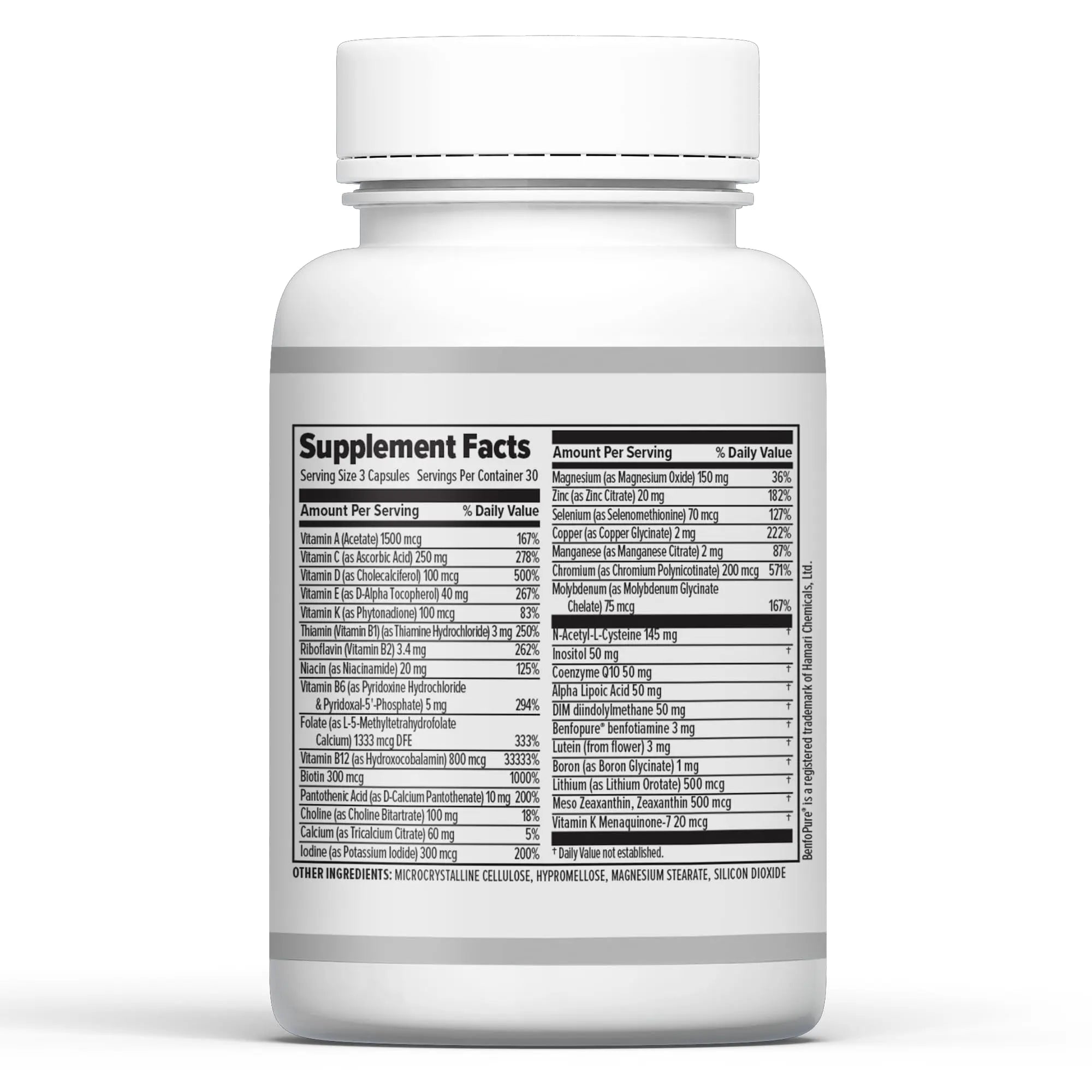 10X Health Optimize Multivitamin for Men - 90 Capsules, Methylated Multivitamin 34 in 1 Formula with 800 mcg of Vitamin B12, 5-MTHF, NAC - Methyl B Complex 10X Health SystemAu supplements
