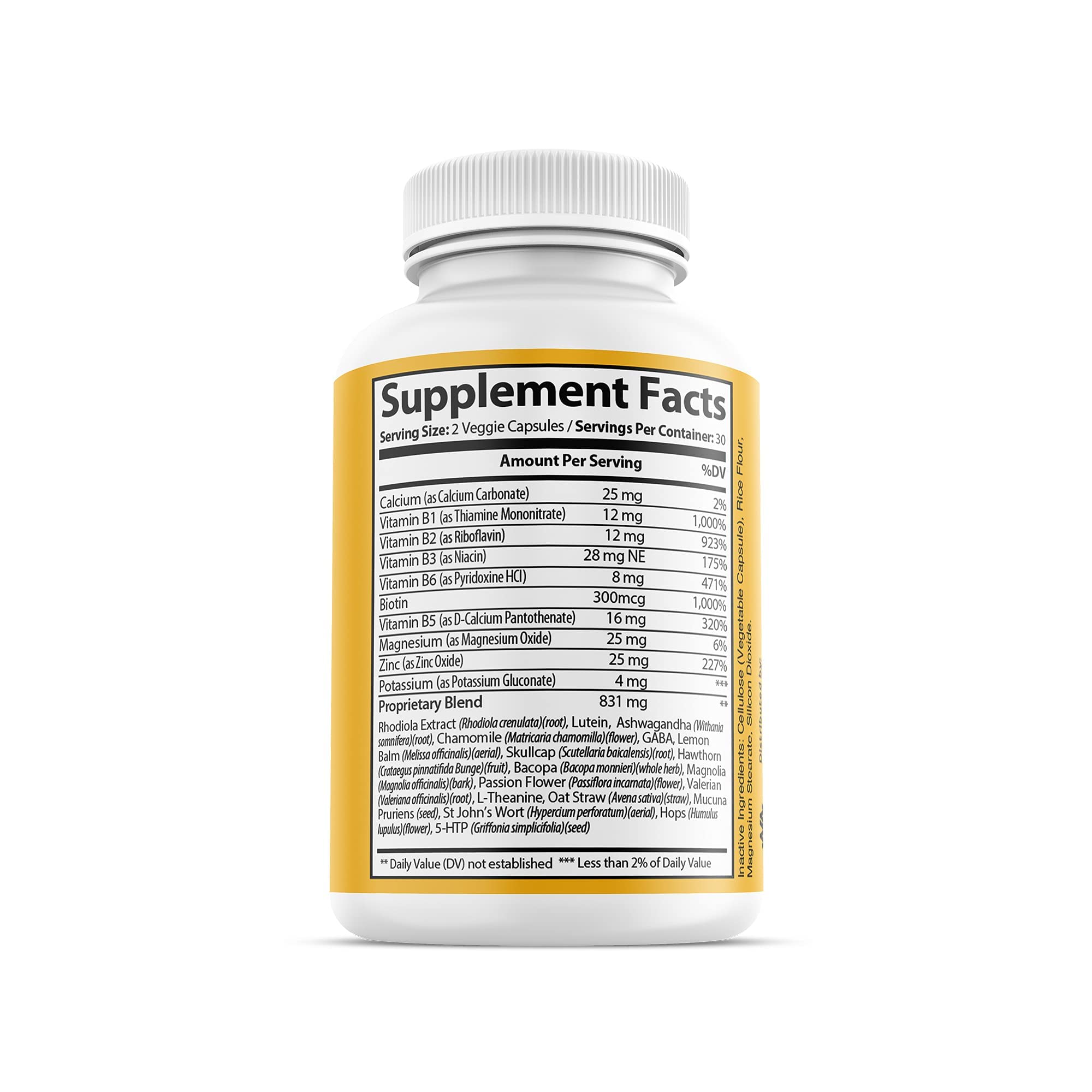 Warped Wellness Womens Supplement That Boosts Mood, Helps Relax The Mind & Body, Relieves Tension & Worries| Magnolia Bark for Female Specific Help| Serene Goddess | Vitamin Helps Boost Mood Warped WellnessAu supplements